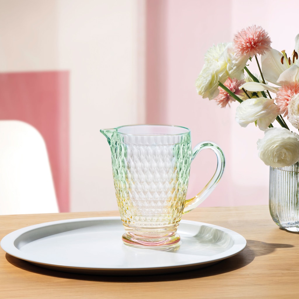 Villeroy & Boch Wasserkrug »Glaskrug Boston Pearl 1 l bunt« Spülmaschinenfest