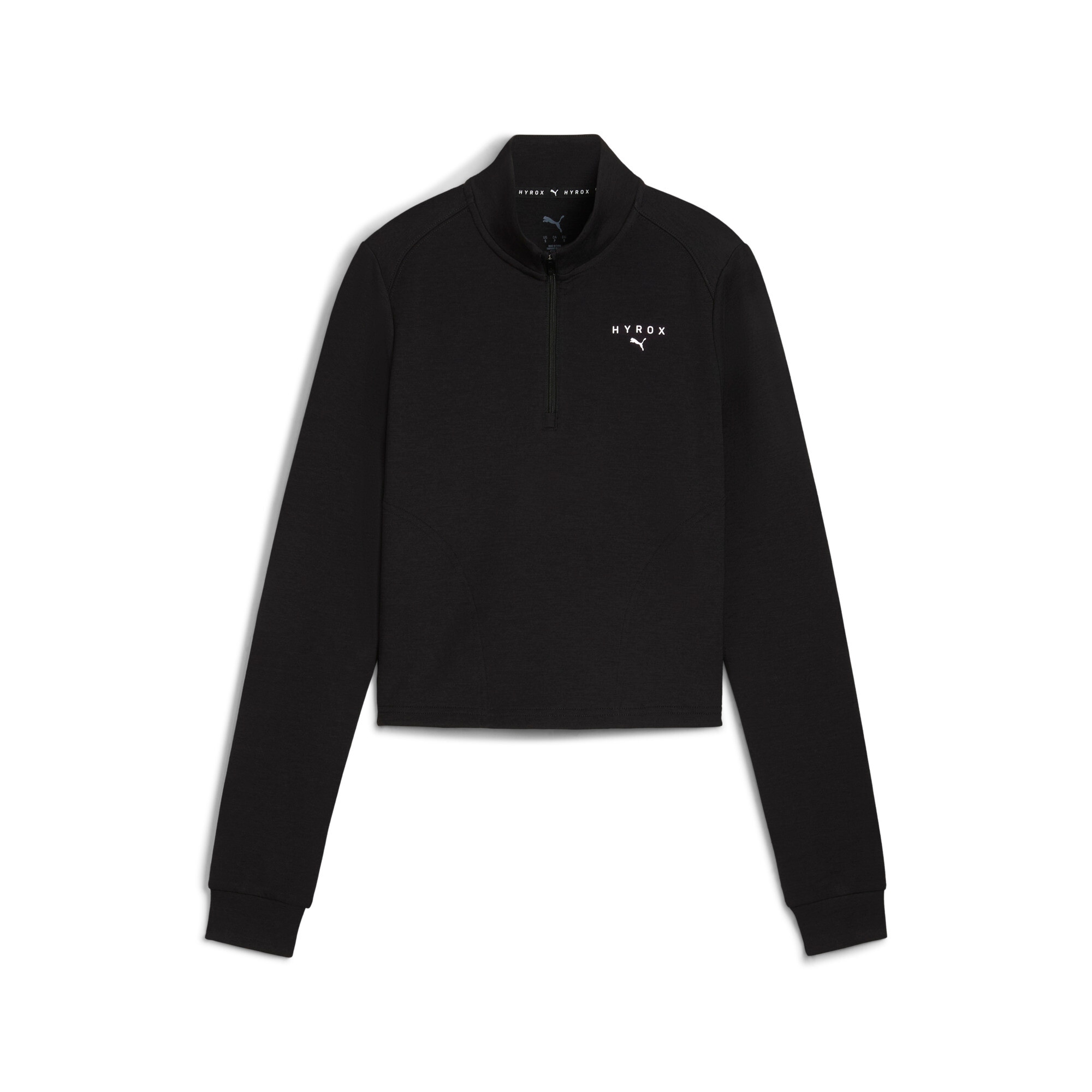 PUMA Kapuzensweatshirt »W  X HYROX CLOUDSPUN 14 ZIP«, mit Kapuze, mit angesetztem Bündchen, mit Vier-Wege-Stretch
