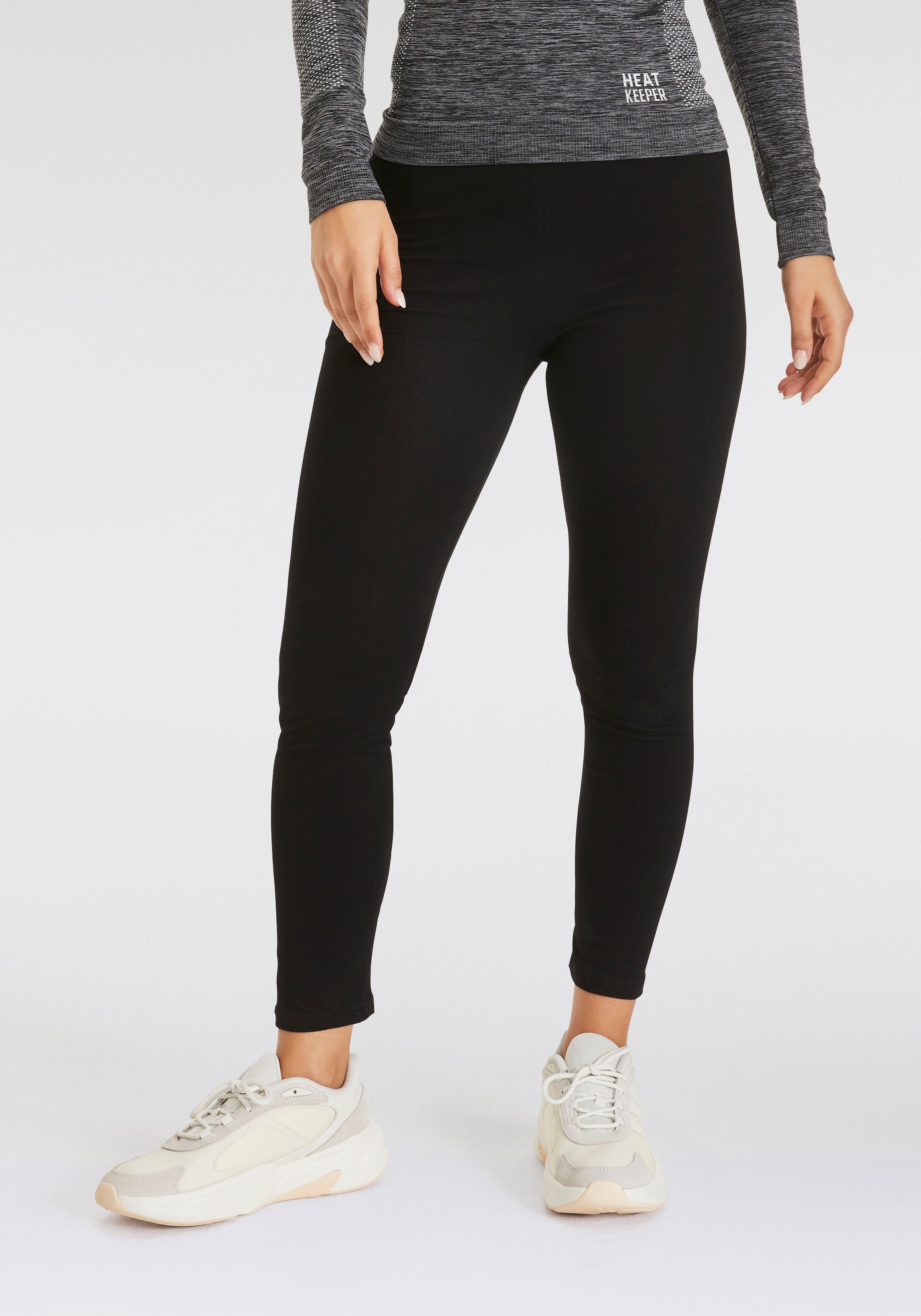 Sarlini Leggings, Elastisches Bündchen - Cotton Touch