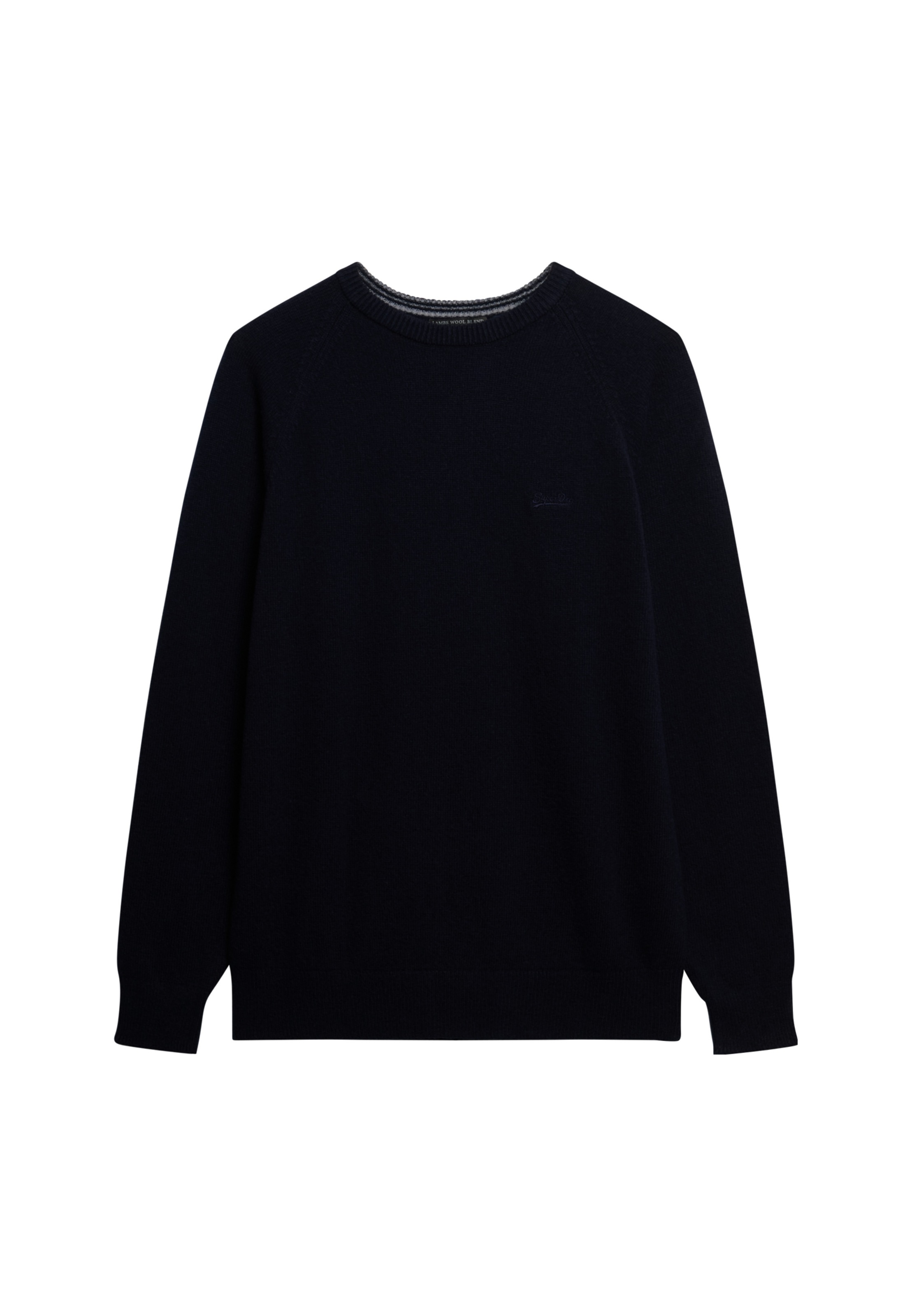 Superdry Strickpullover »WOOL BLEND JUMPER« aus Wolle, Nylon und Baumwolle, Regular Fit, mit Rundhalsausschnitt