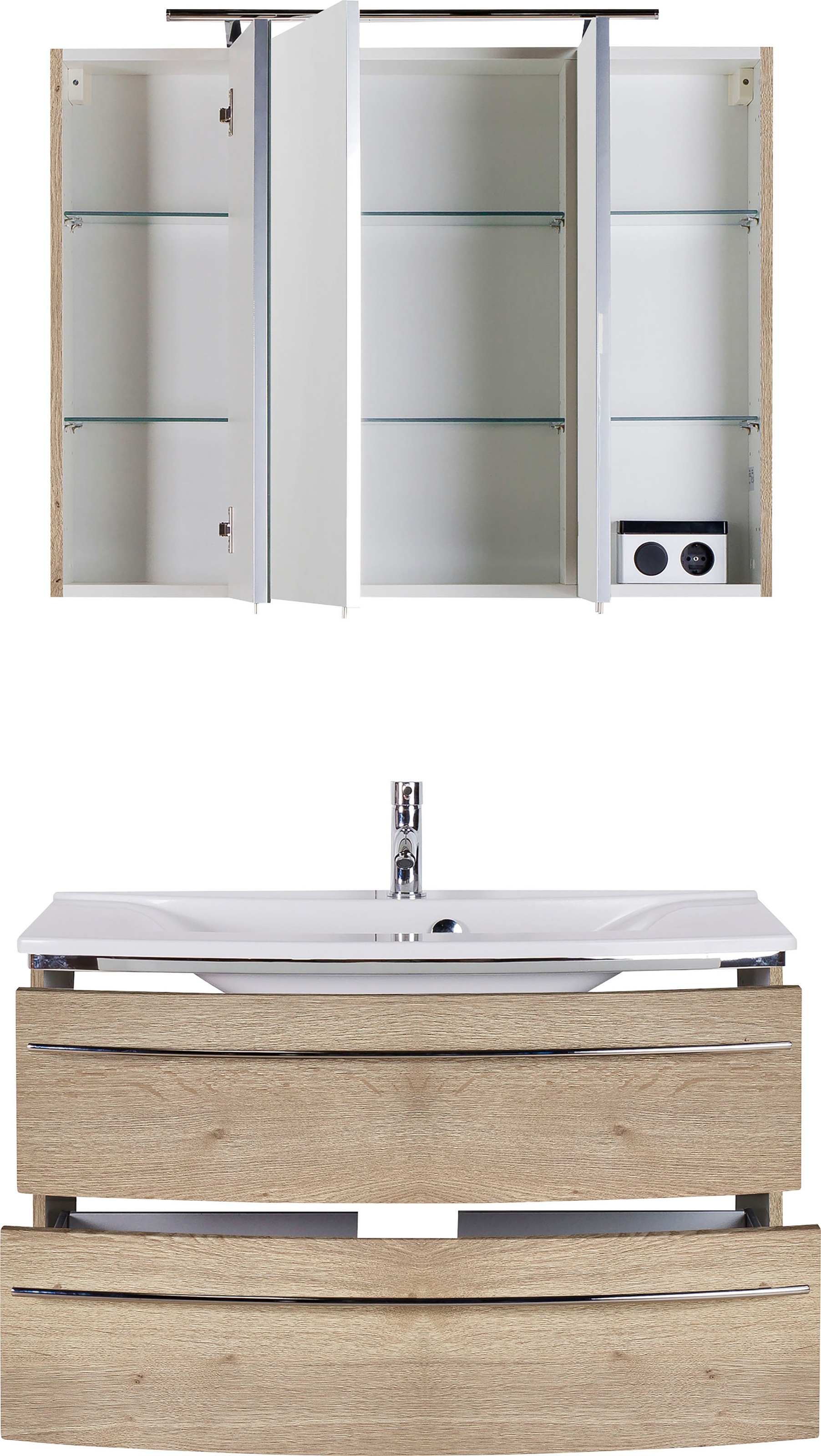 Saphir Badmöbel-Set »3040«, (2 St.), Breite 90 cm
