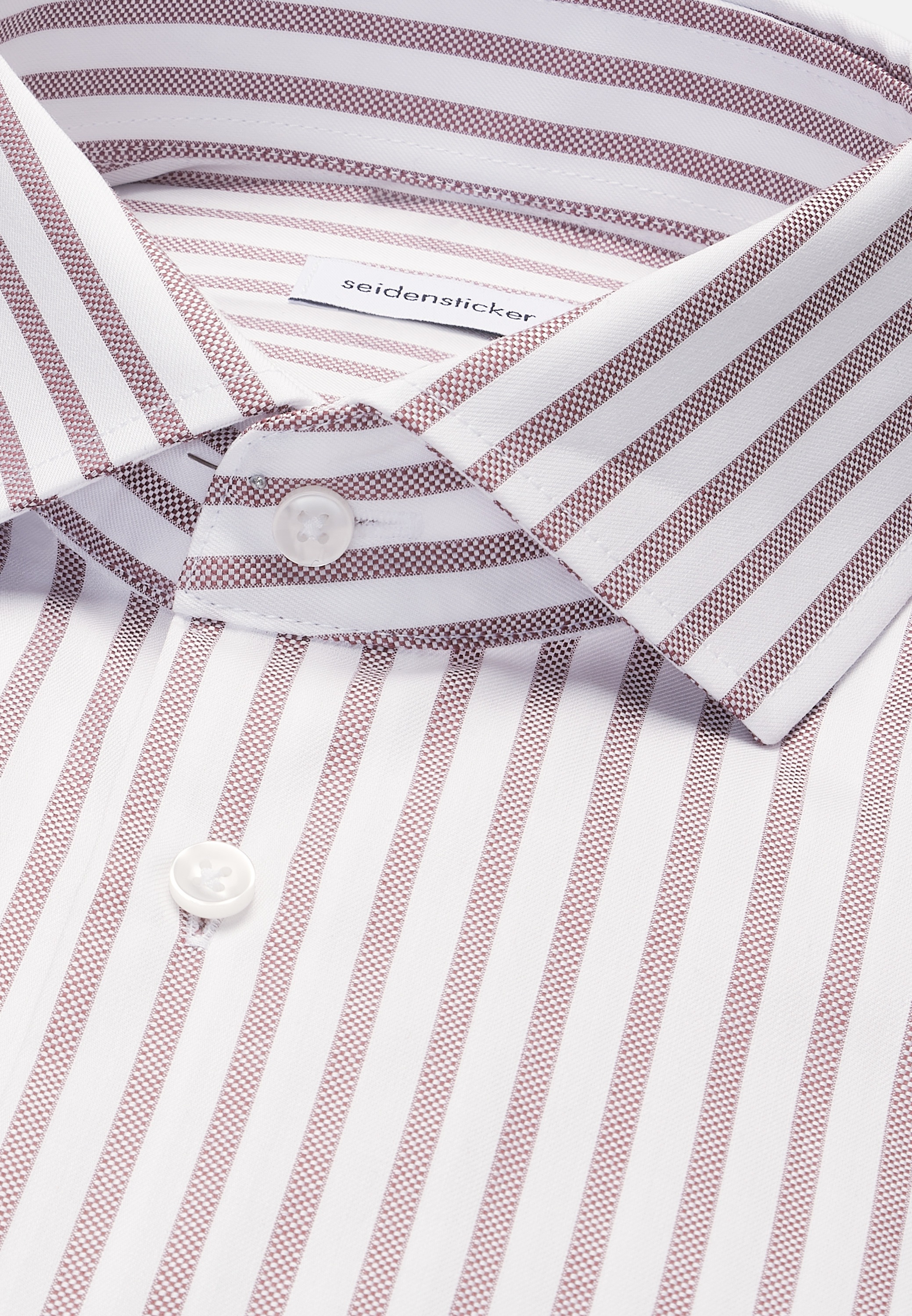 seidensticker Businesshemd »Schwarze Rose« Regular 1/1 Kentkragen Gestreift