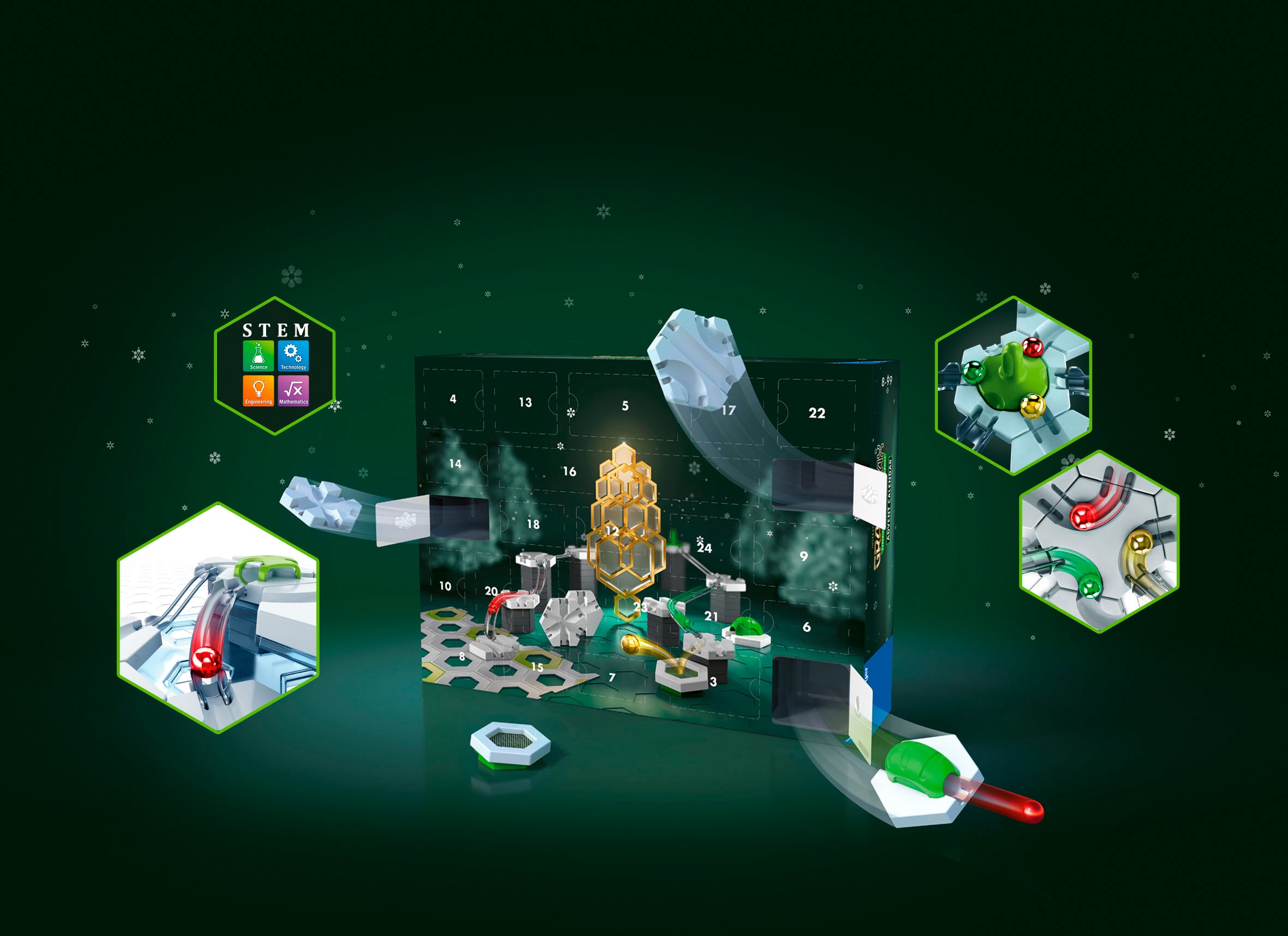 Ravensburger Spielzeug-Adventskalender »GraviTrax«, ab 8 Jahren