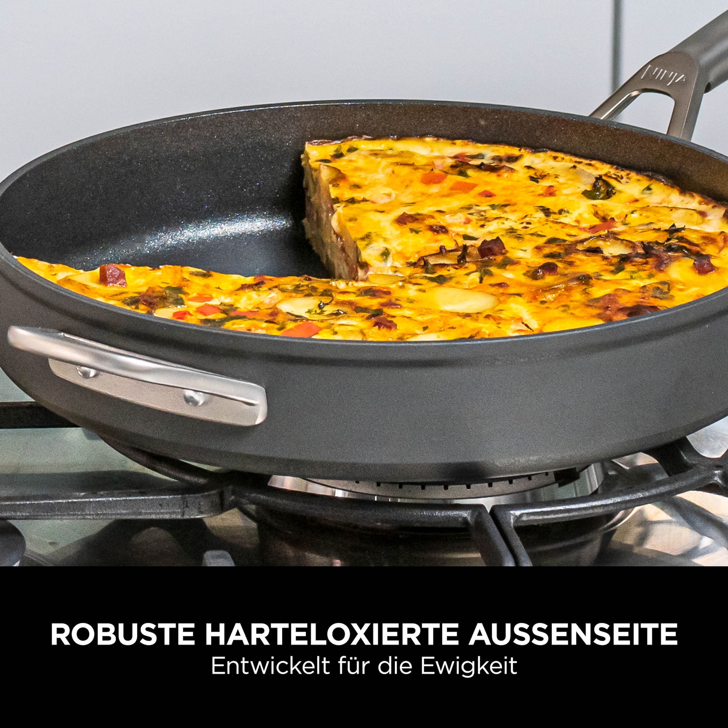 NINJA Wok »Ninja ZEROSTICK Premium Wok 28 cm C30928DE« Aluminium 1 Stk. tlg. Premium Kollektion, ZEROSTICK Technologie, garen ohne Fett