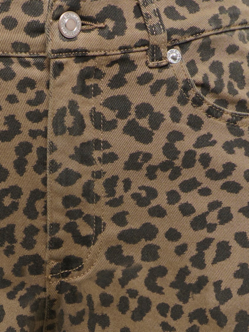 ONLY High-waist-Jeans »ONLMADISON HW WIDE ANIMAL PANT PNT« Baumwollmischung, wide fit, high waist
