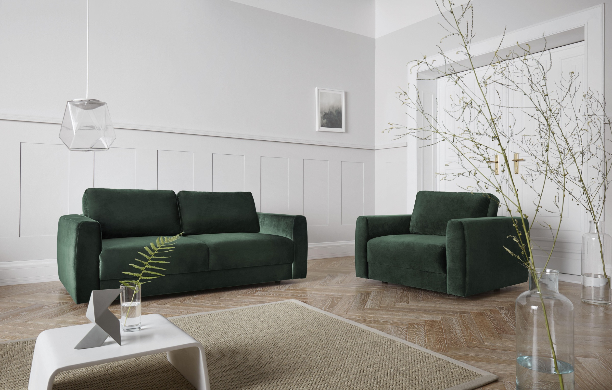 andas 2-Sitzer »Hobro«, in 3 Bezugsqualitäten in vielen Farben, Design by Morten Georgsen