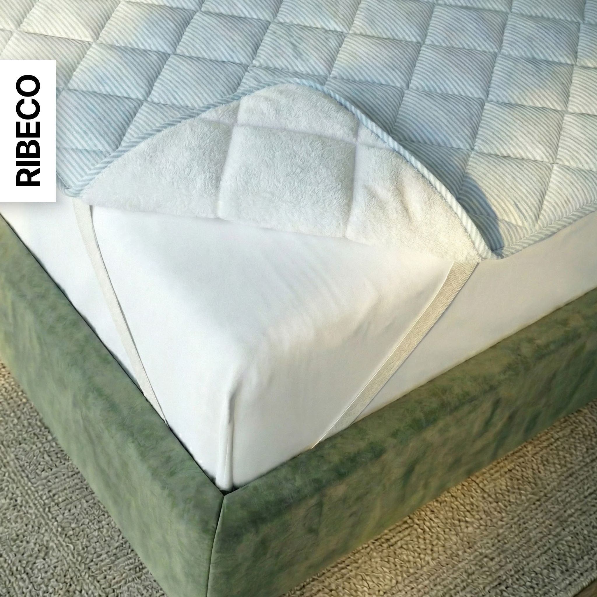 RIBECO Matratzenauflage »Top Cool, Auflage 90x200 cm, 120x200 cm, 180x200 cm, wendbar« Matratzenschoner, mit über 1.300 positiven Kundenbewertungen!
