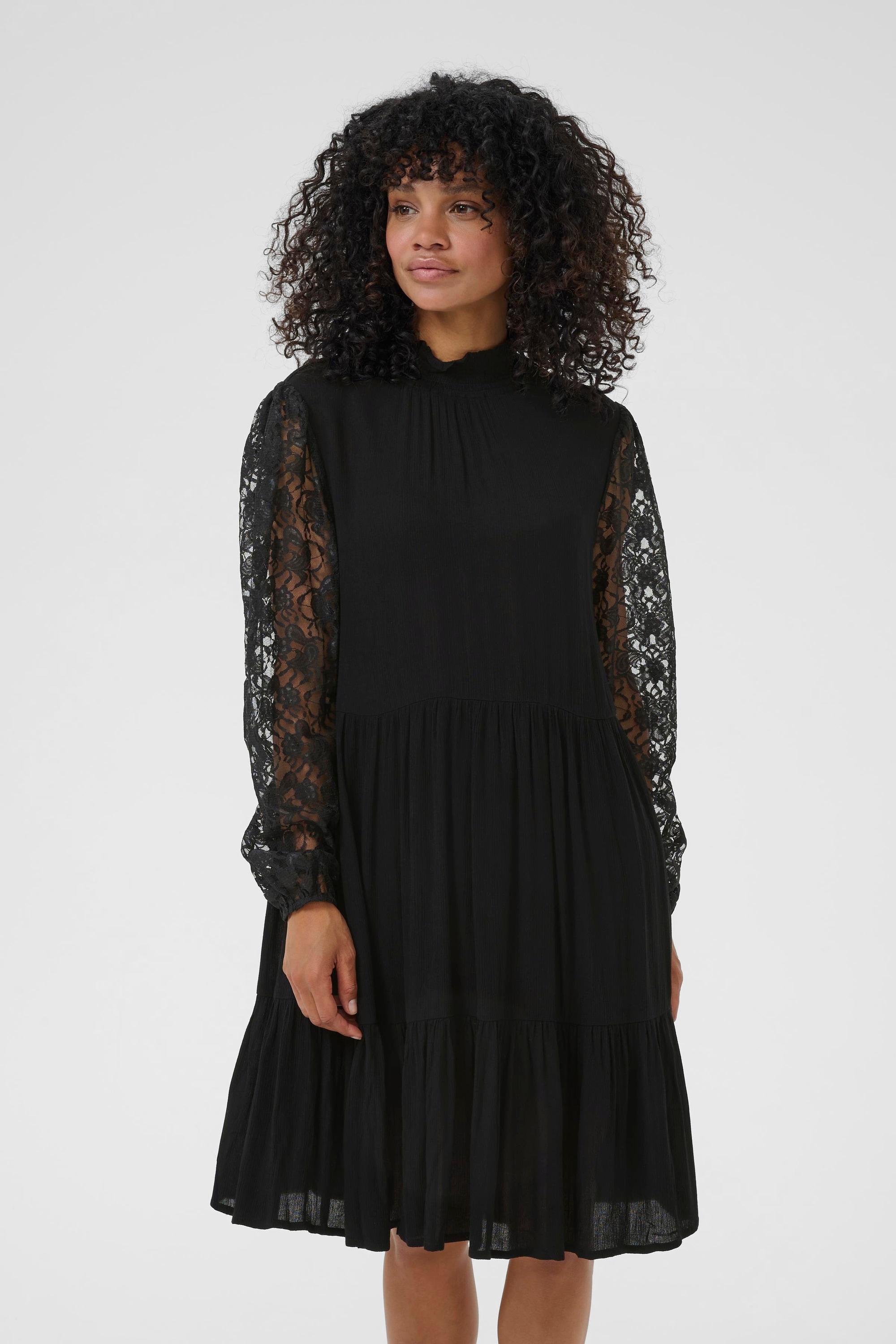 KAFFE Midikleid »Kleid KAstine«