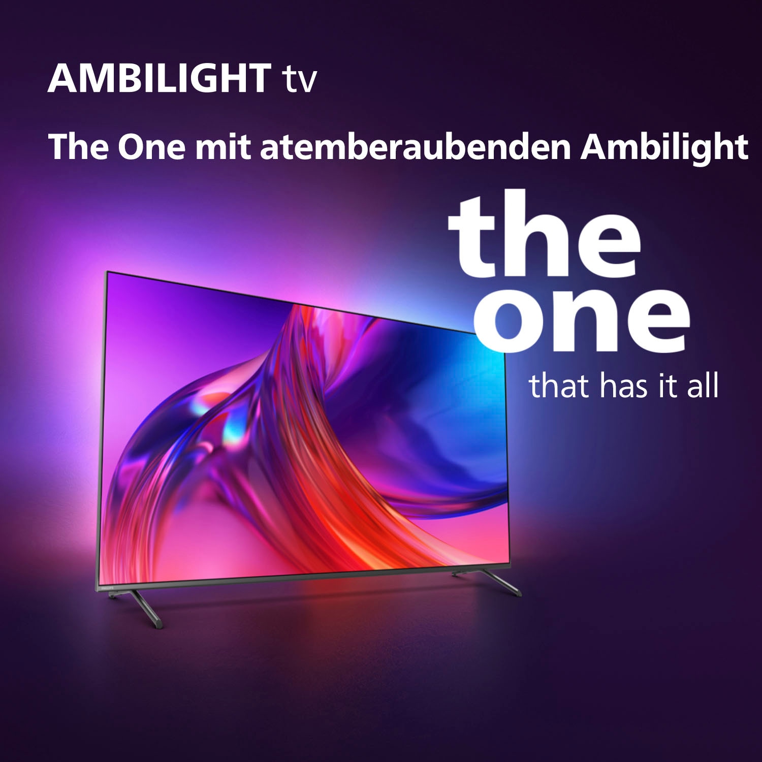 Philips LED-Fernseher »85PUS8808/12«, 4K Ultra HD, Android TV-Google TV-Smart-TV