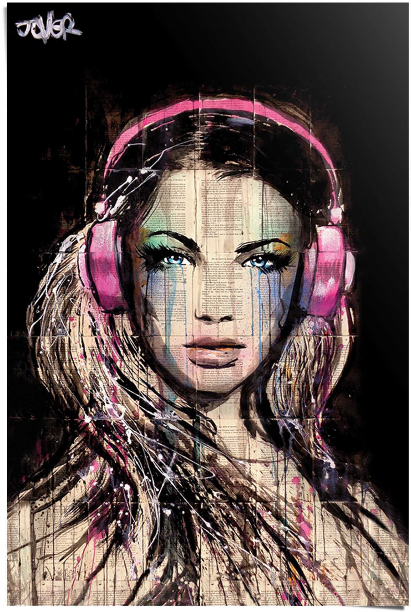 Reinders! Poster »DJ Girl Loui Jover«, (1 St.)