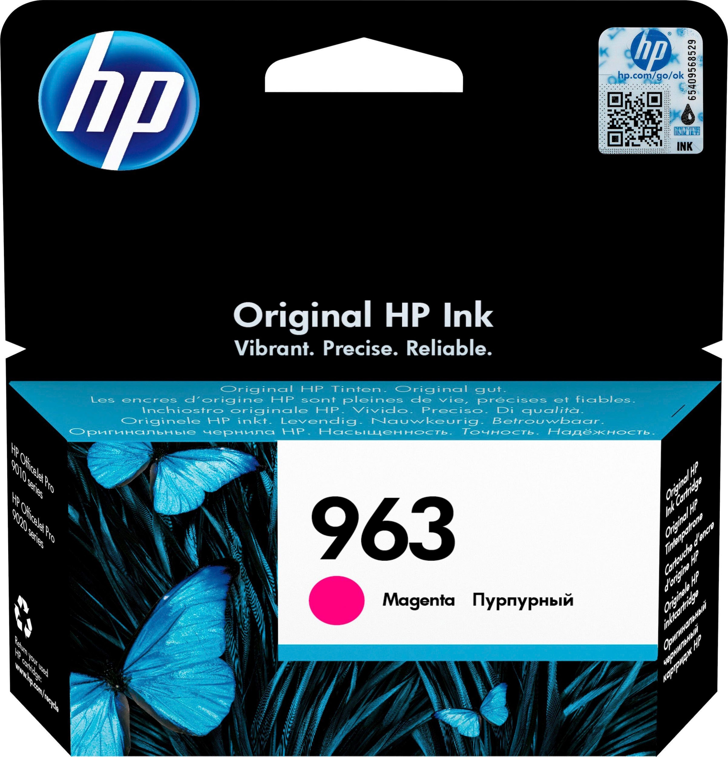HP Tintenpatrone »963«, (1 St.), original Druckerpatrone 963 magenta, Instant Ink