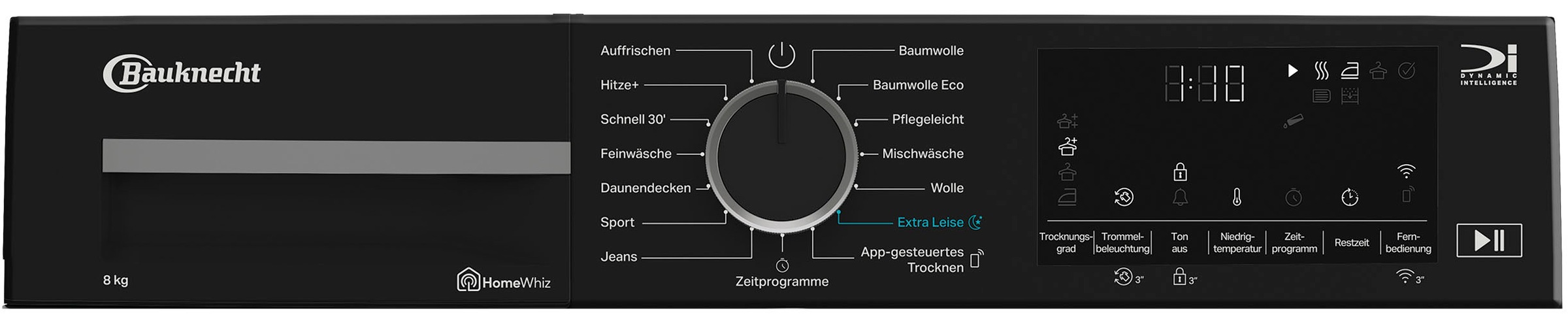 BAUKNECHT Wärmepumpentrockner »BT 85C WBS«, 8 kg, HomeWhiz App
