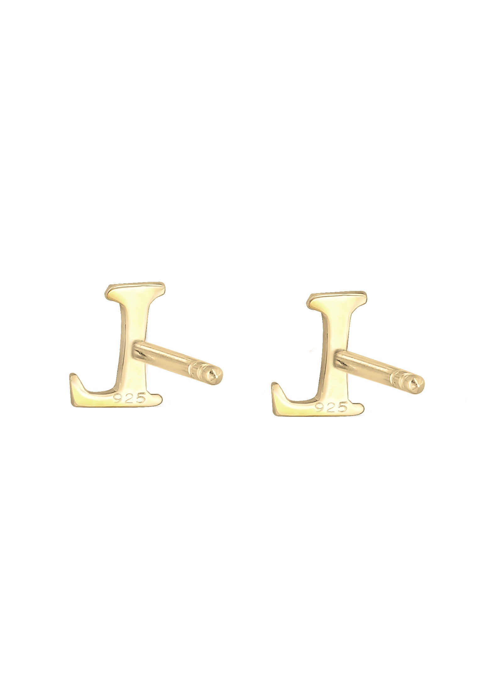 Elli Paar Ohrstecker »Ohrringe Ohrstecker Buchstabe L Initialen 925 Sterling Silber«
