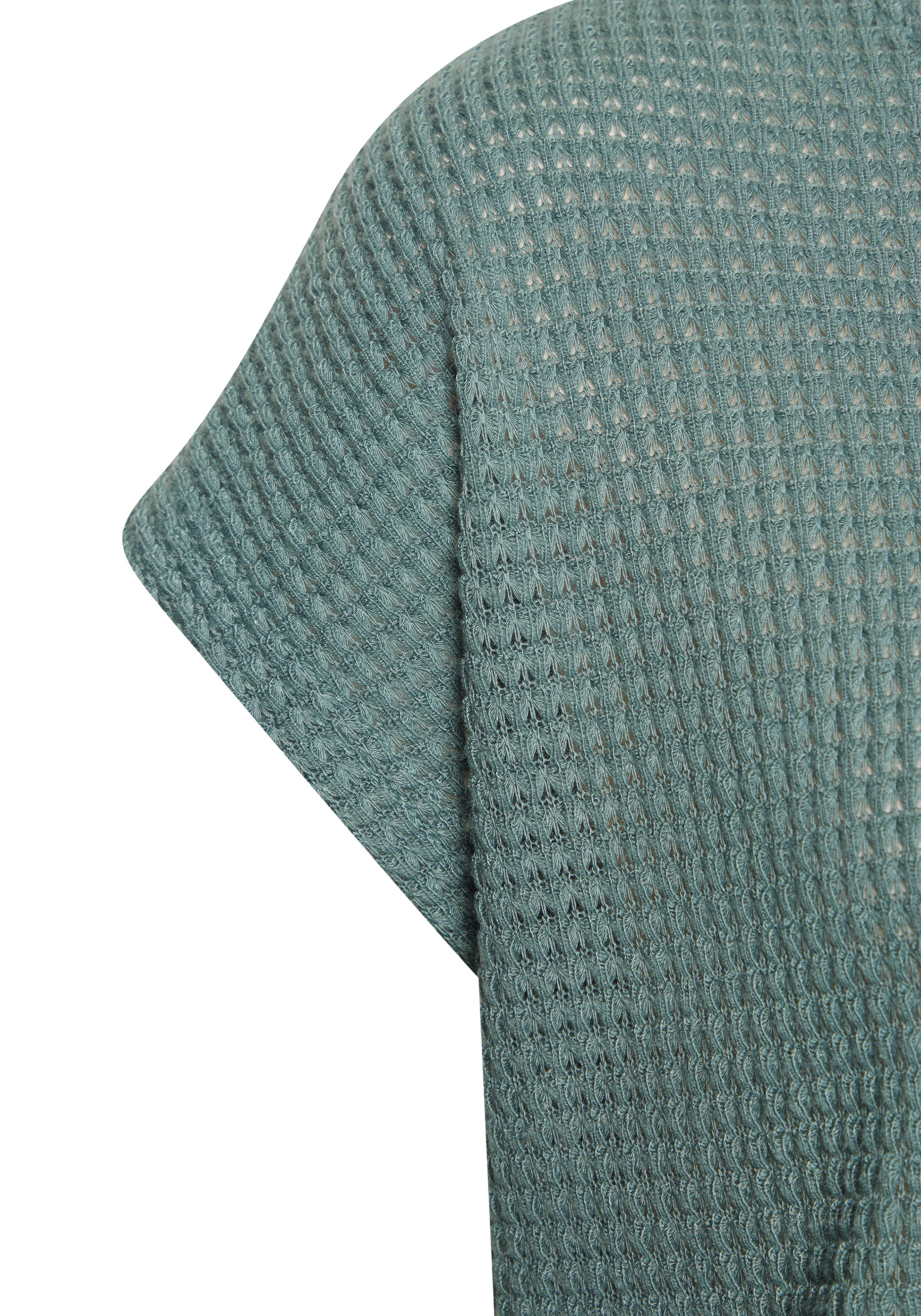 Vivance Kurzarmshirt »mit modischer Waffelstruktur«, aus bügelfreier Strickqualität