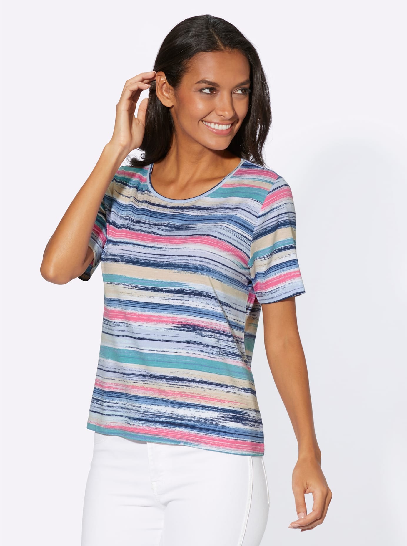 Casual Looks Kurzarmshirt »Shirt«, (1 tlg.)