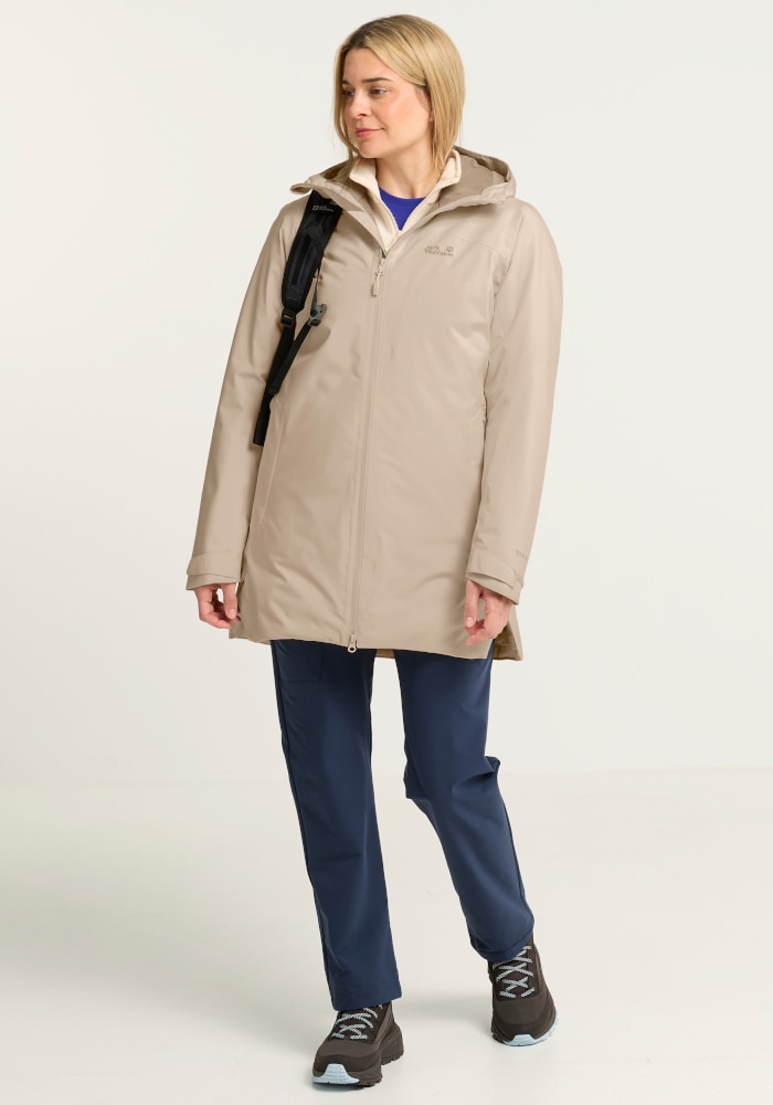 Jack Wolfskin Winterjacke »HEIDELSTEIN 2 INS JKT W« Steppjacke mit Kapuze, wasserdicht, warm