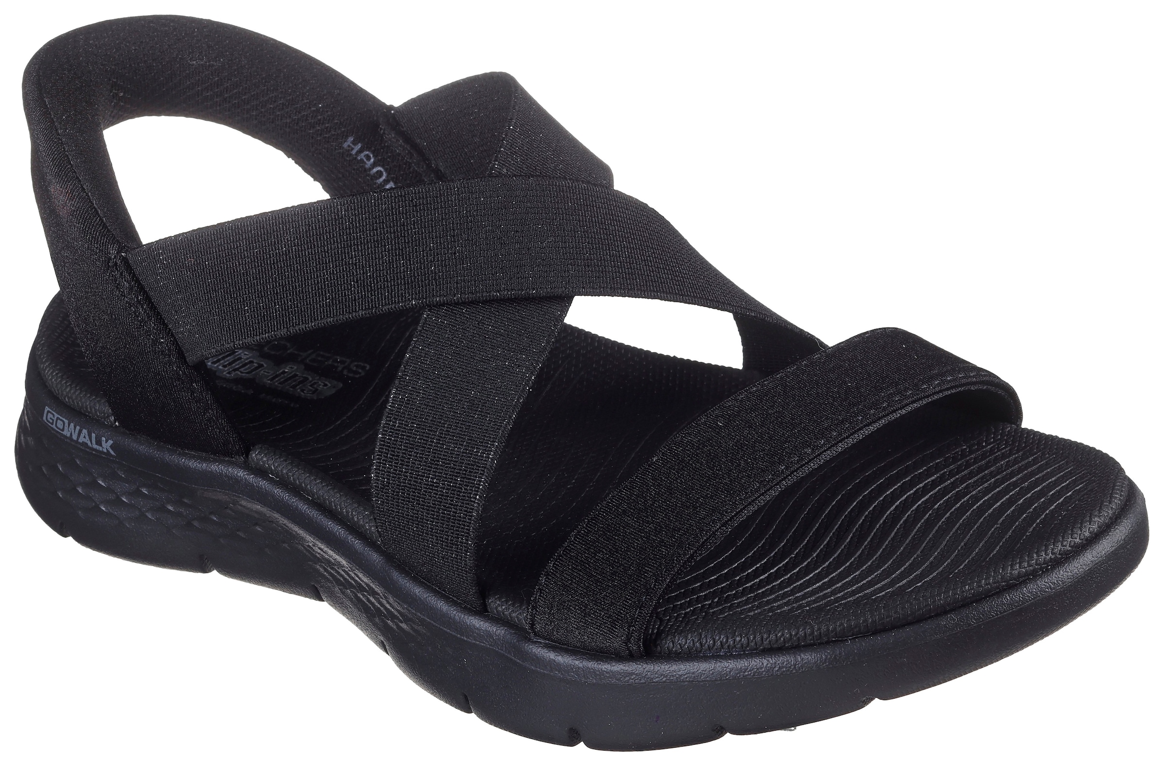 Skechers Sandale »GO WALK FLEX SANDAL-GLIMMER UP«  Sommerschuh, Schlupfschuh mit Goga Mat Foatbed