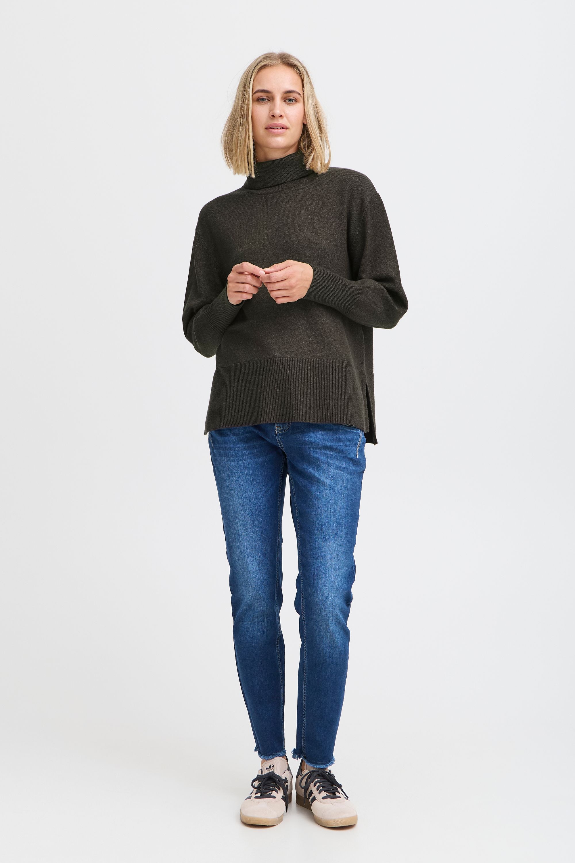 Pulz Jeans Strickfleece-Pullover »Strickpullover PZSTEFFI Roll Neck«
