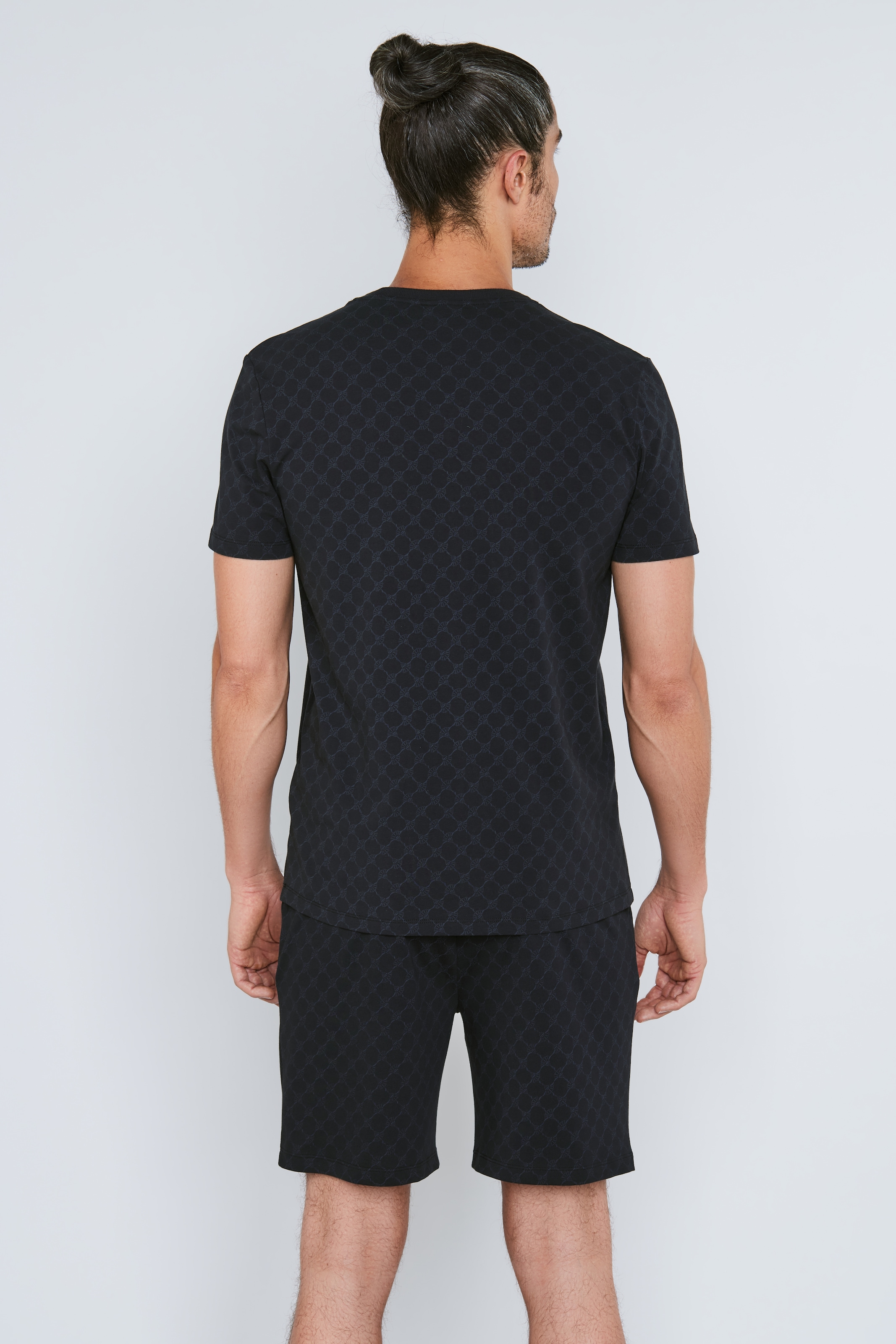 JOOP! T-Shirt »Leisure« mit Cornflower-Alloverprint, Regular Fit, kurzärmelig