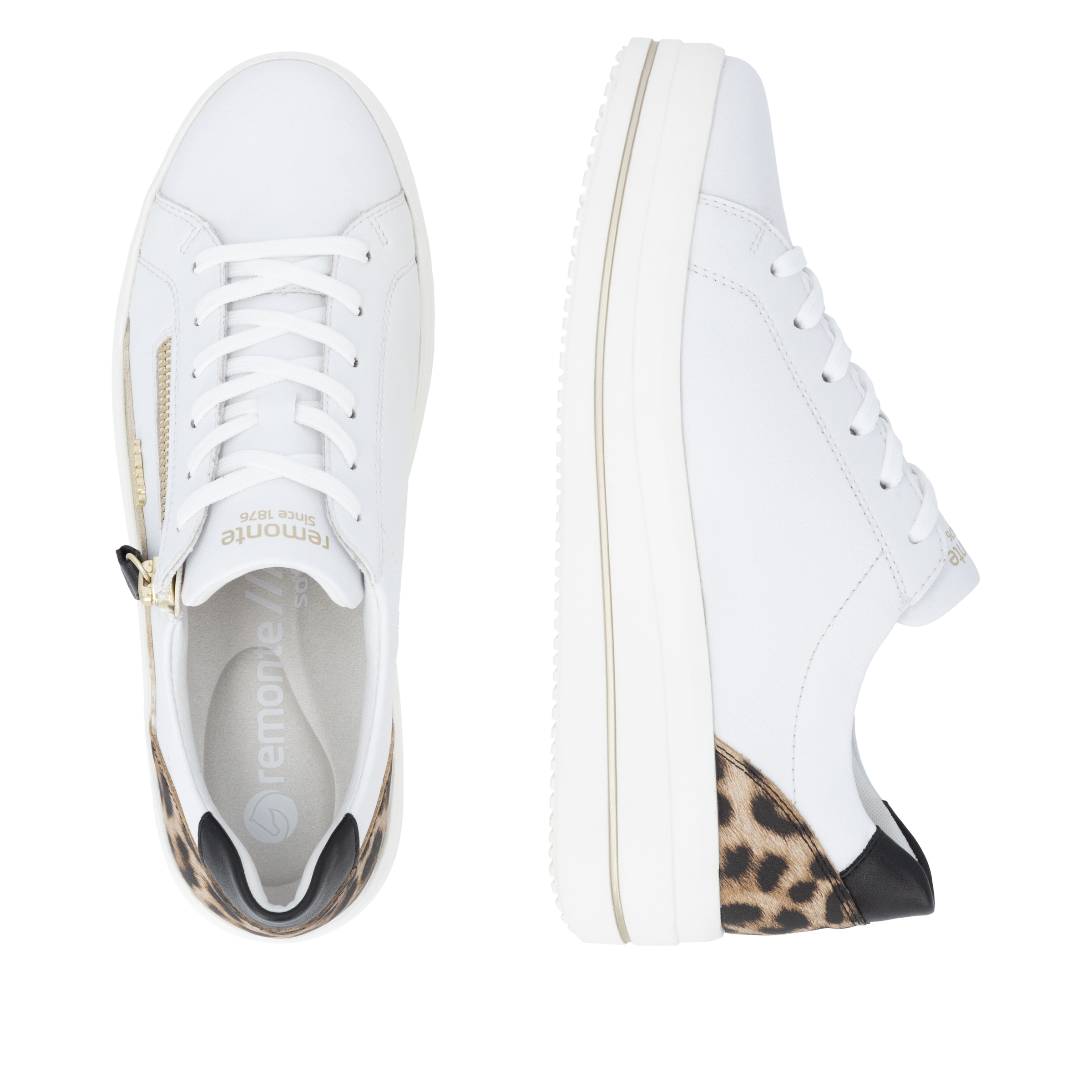 Remonte Plateausneaker  , Freizeitschuh, Halbschuh, Schnürschuh mit Soft-Einlage