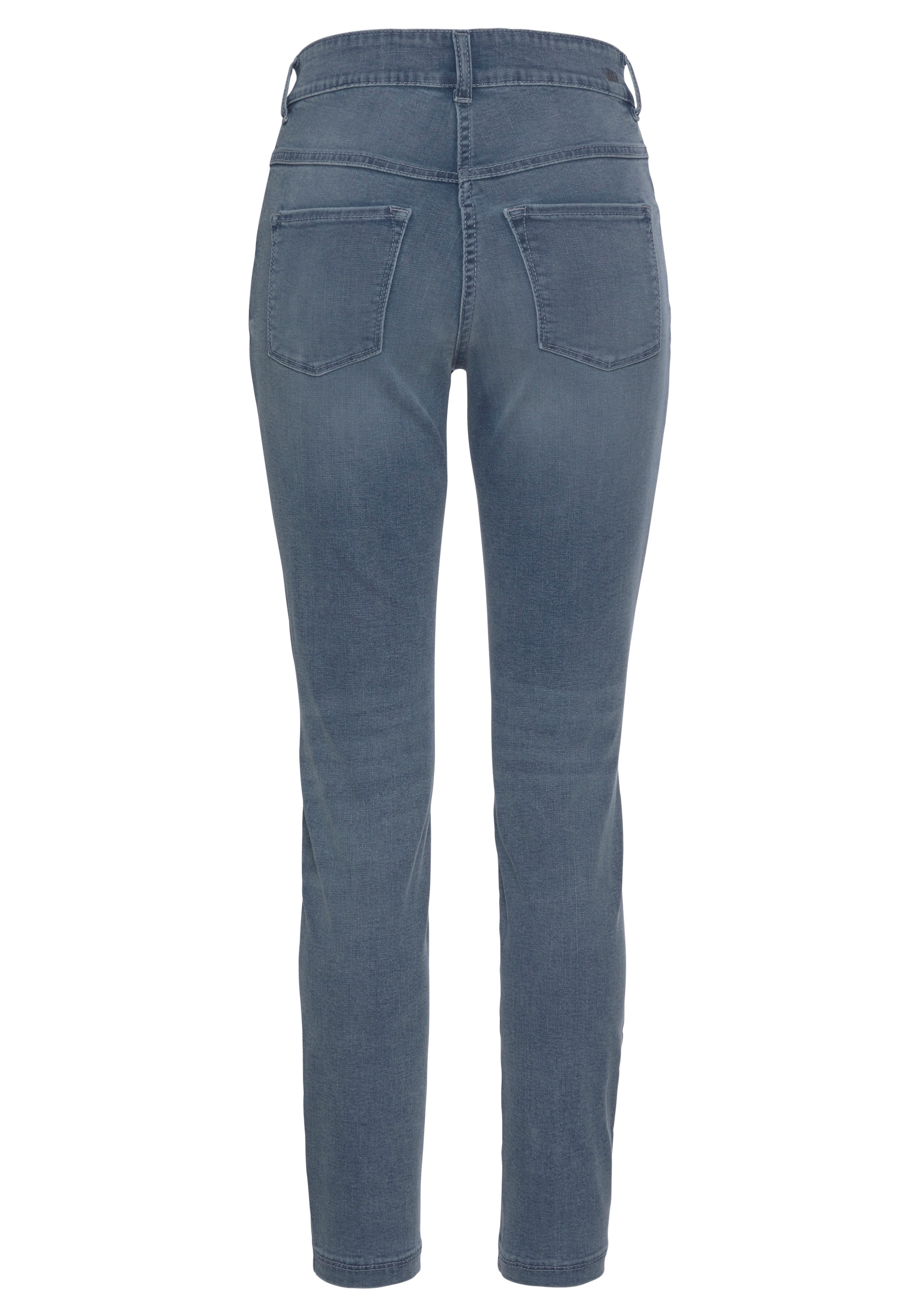 MAC Skinny-fit-Jeans sitzt Qualität den OTTOversand ganzen »Hiperstretch-Skinny«, bequem Tag bei Power-Stretch