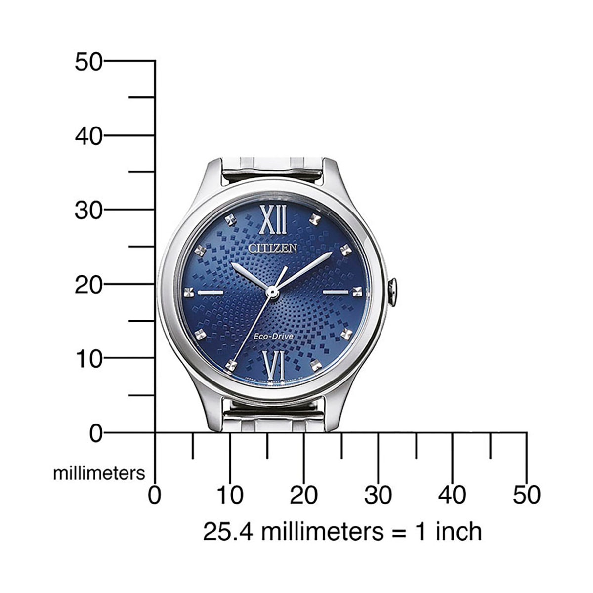 Citizen Solaruhr, Armbanduhr, Damenuhr, analog, Edelstahlarmband
