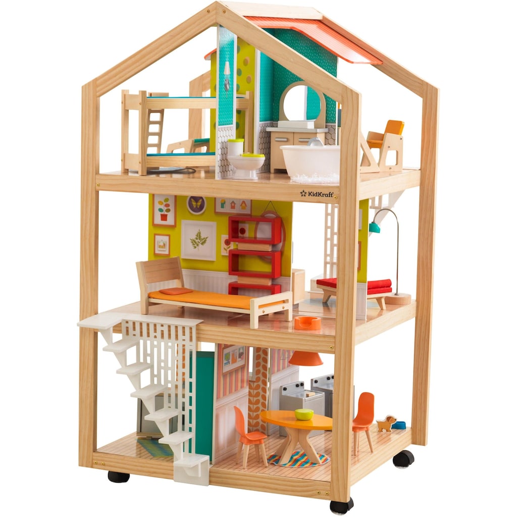 KidKraft® Puppenhaus »Stylish Mansion mit EZ Kraft Assembly™«