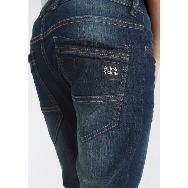 Alife & Kickin Straight-Jeans »für Jungen«, mit Logo-Print im Hosenbund, schmale  Form bestellen bei OTTO