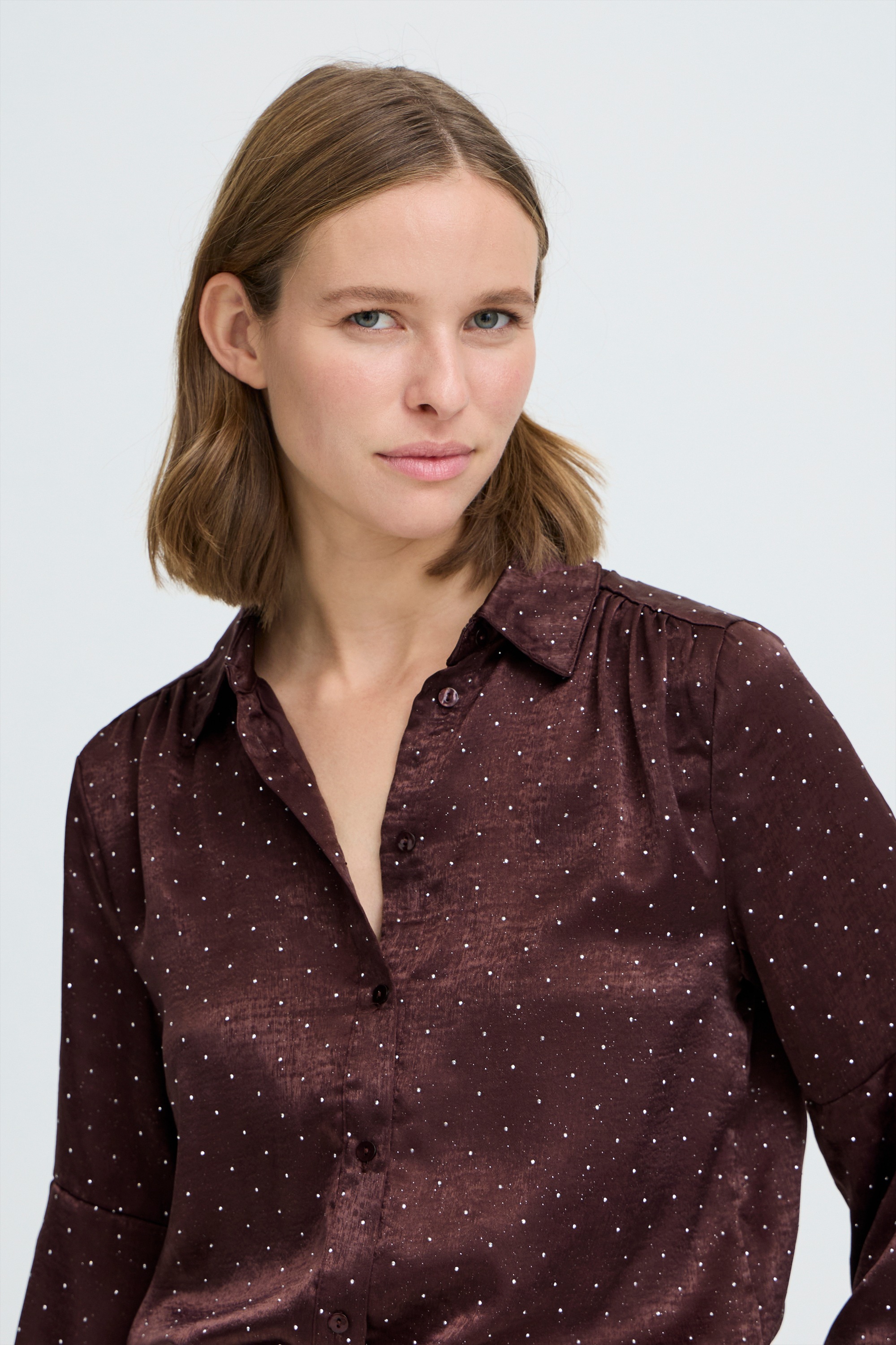 b.young Hemdbluse »Damen Hemd langarm BYHALLE«
