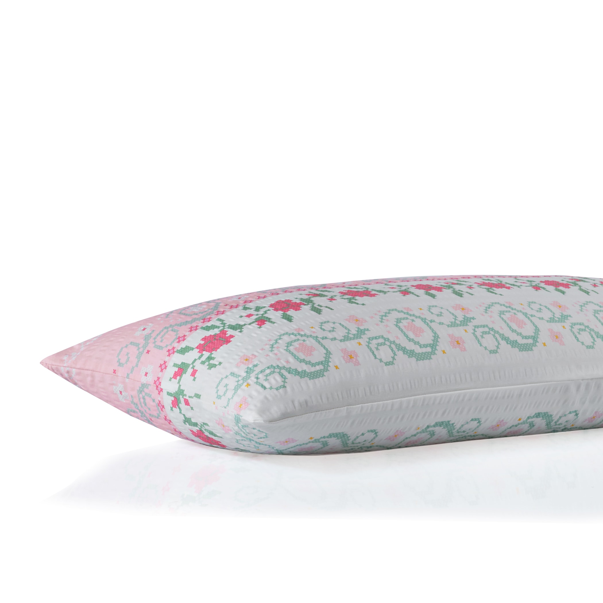 Florella Kissenbezüge »"Hella rosa" Soft-Touch Seersucker,  50% Baumwolle, 50% Viskose«