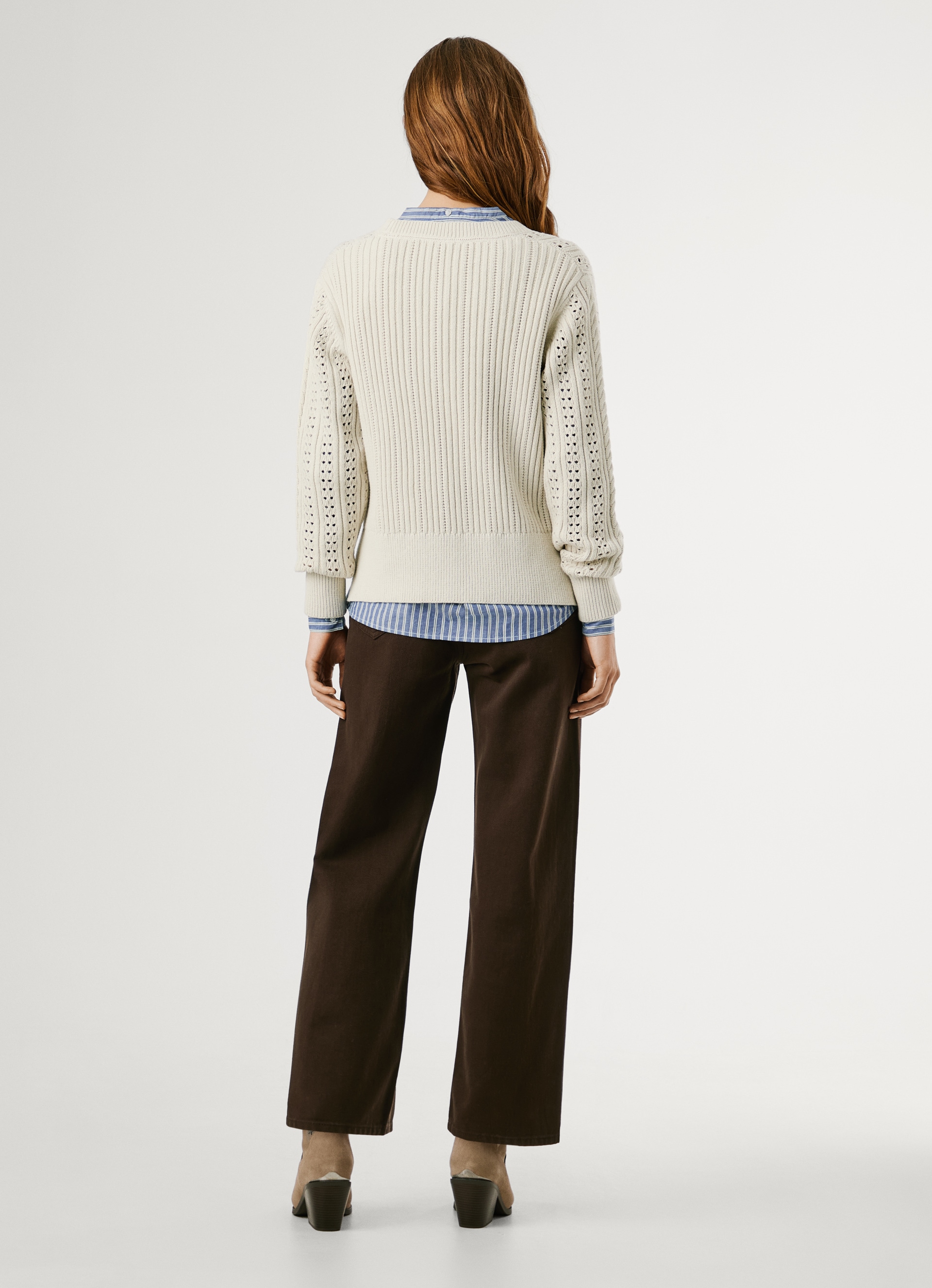 Pepe Jeans Strickpullover »CANDIDE«, mit Lochmuster
