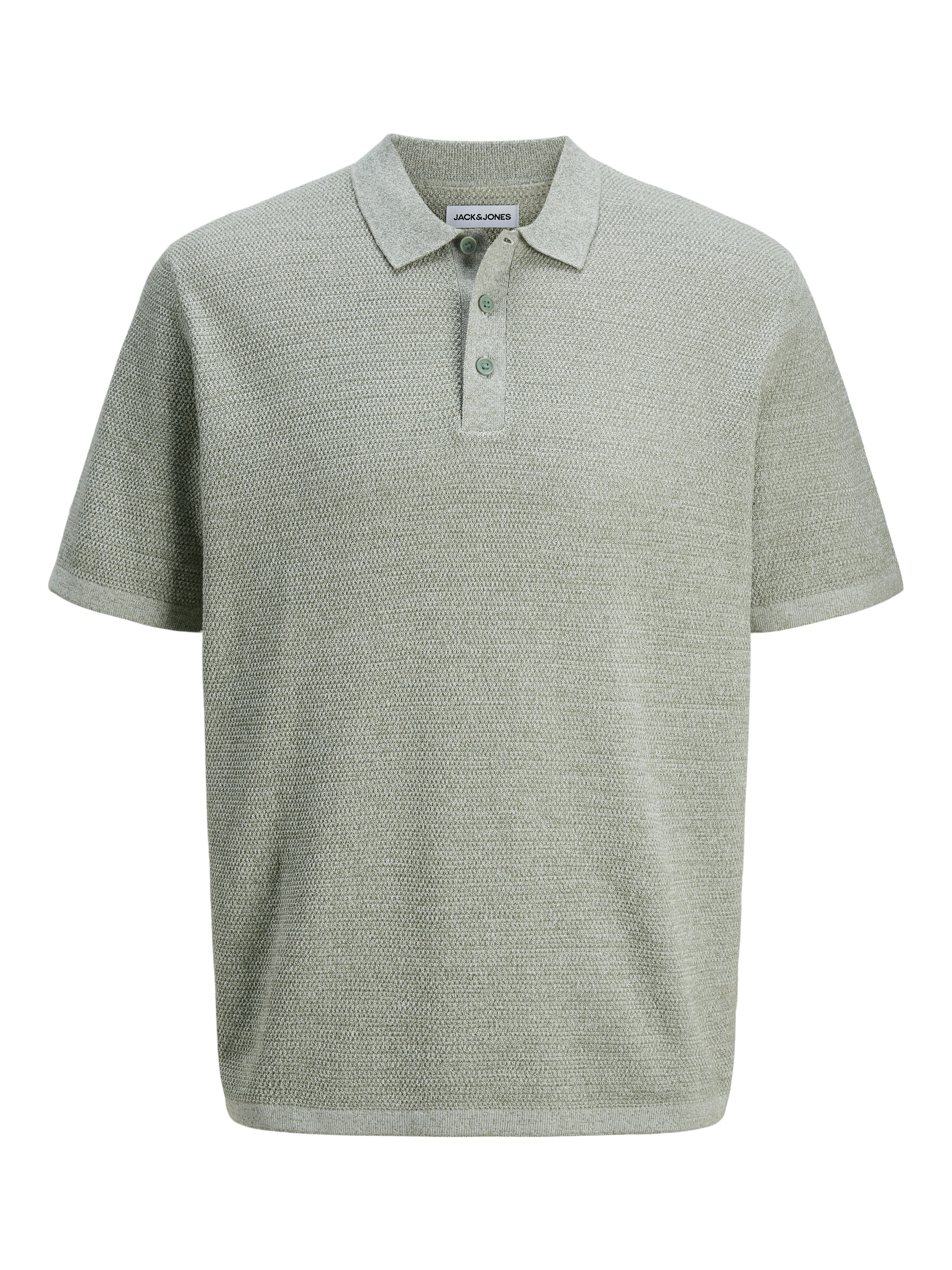 Jack & Jones Kurzarmpullover »JJEGEORGE KNIT POLO SS SN«, mit Polo Kragen