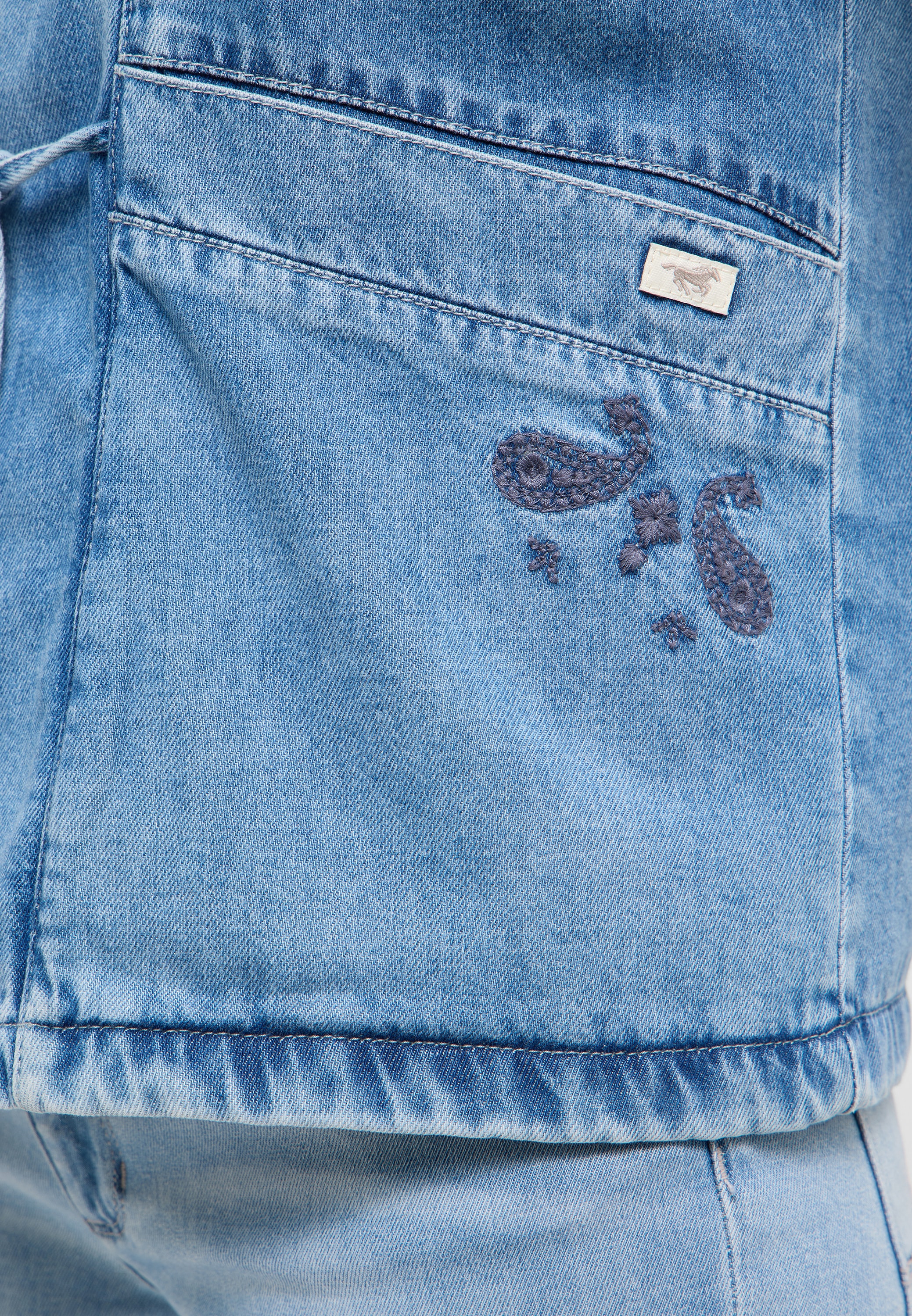 MUSTANG Kurzweste »Damen Style Gillian Denim Vest«