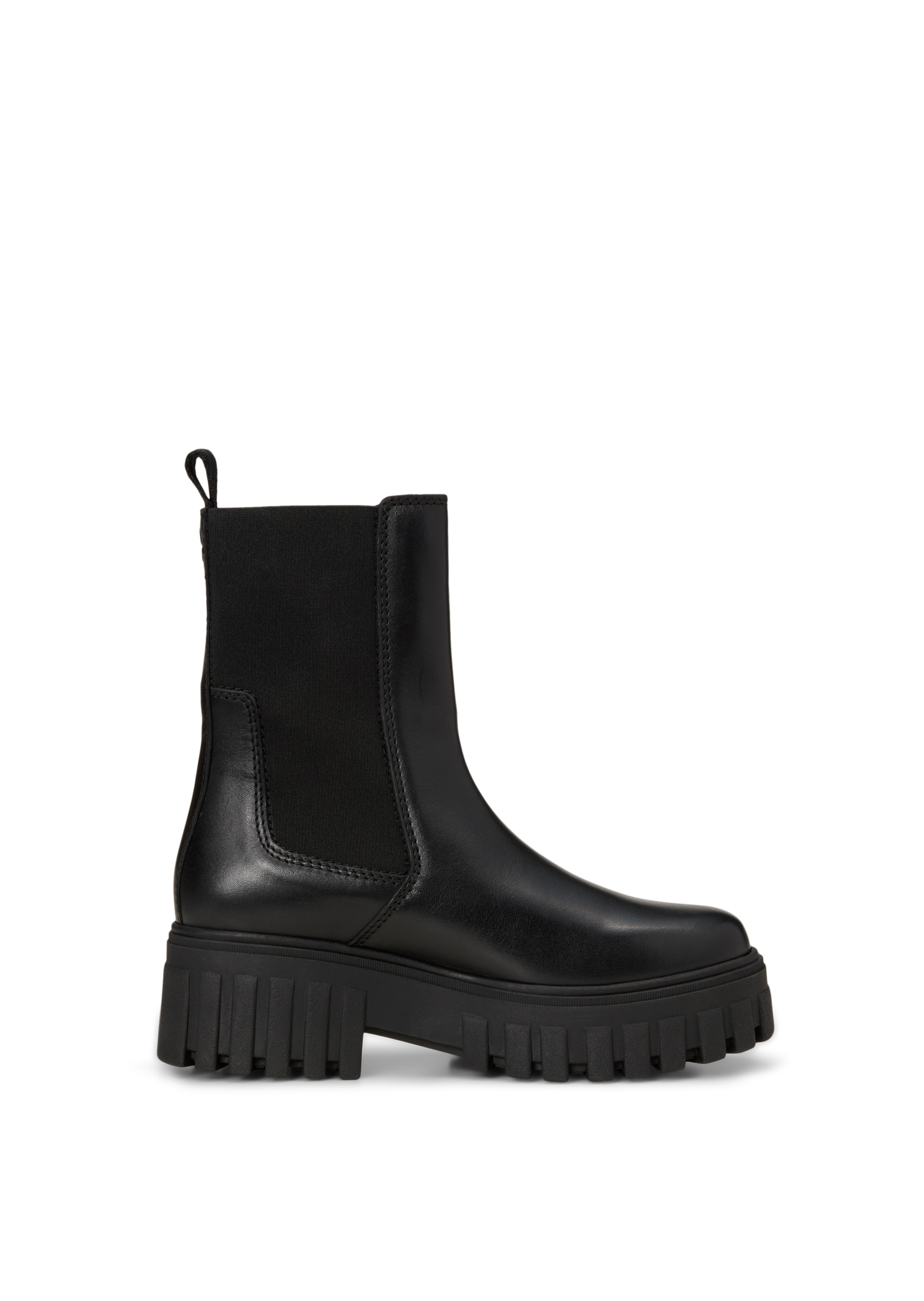 Marc O'Polo Chelseaboots »Model Vala 5«  Plateaustiefelette, Schlupfboots mit Anziehlasche