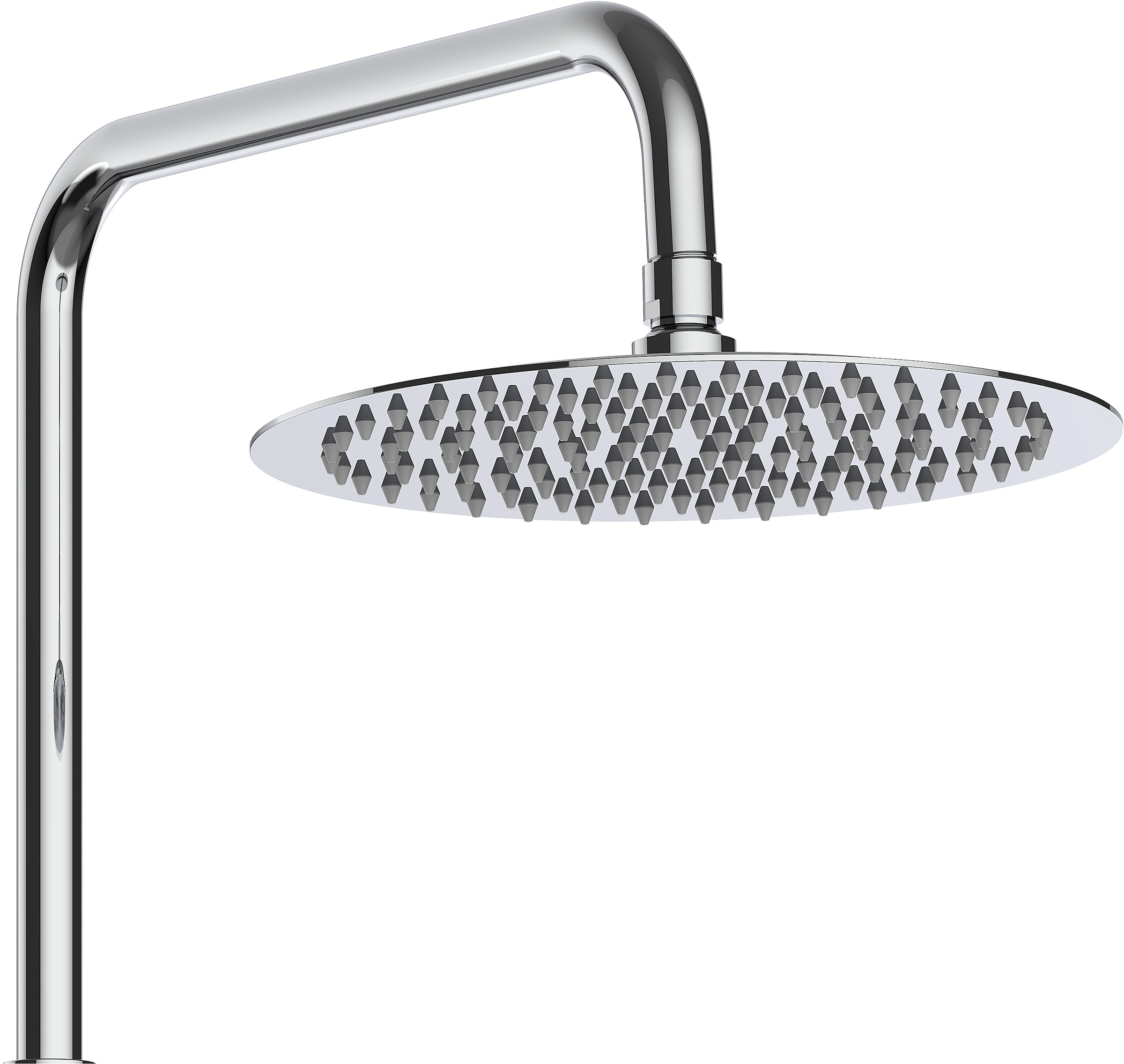 Marwell Stangenbrause-Set »Classico«, Edelstahl Regendusche, 88-118x20cm, mit höhenverstellbarer Duschstange