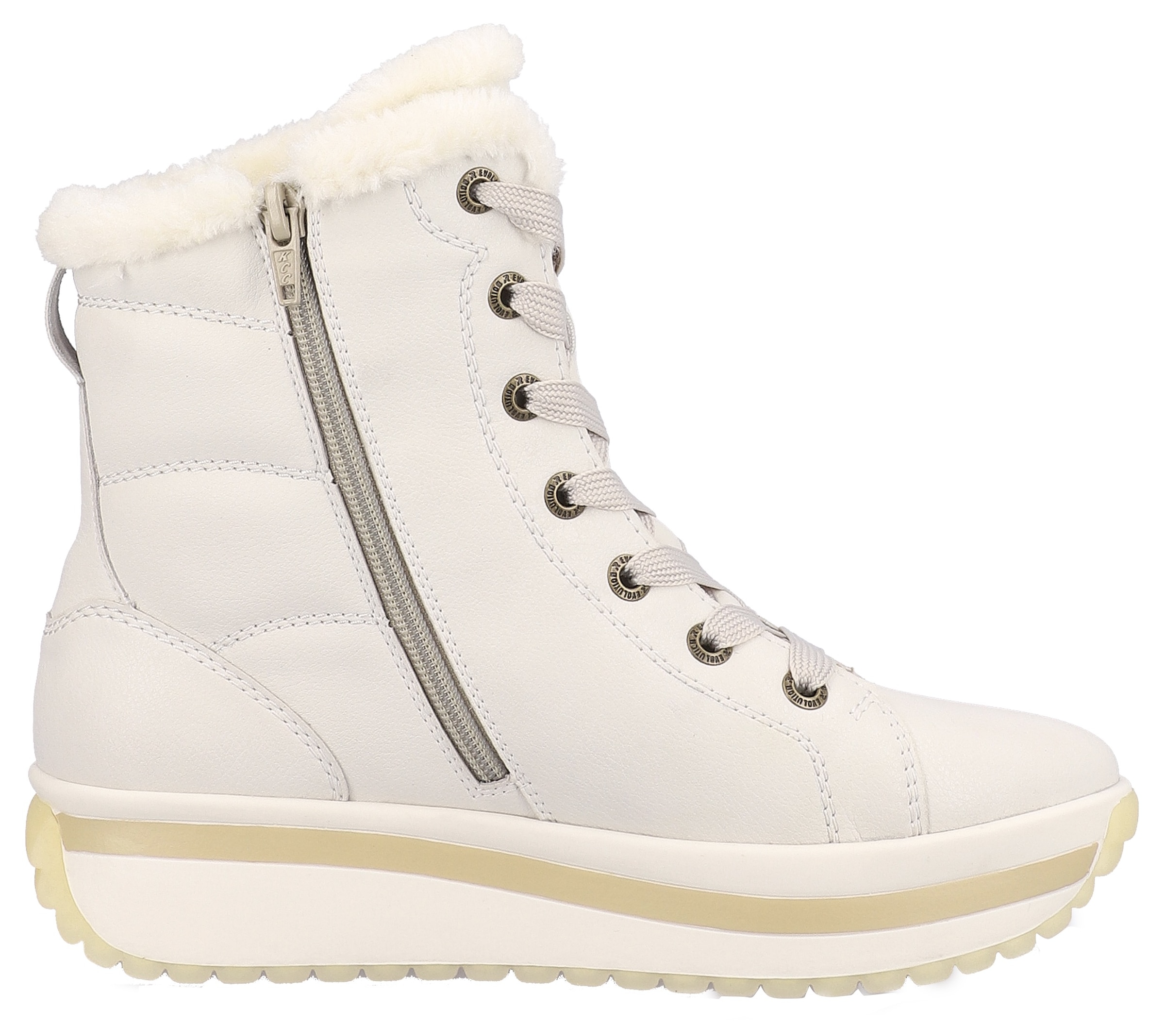 Rieker EVOLUTION Winterboots, Schnürboots, Stiefelette mit praktischem Innenreißverschluss