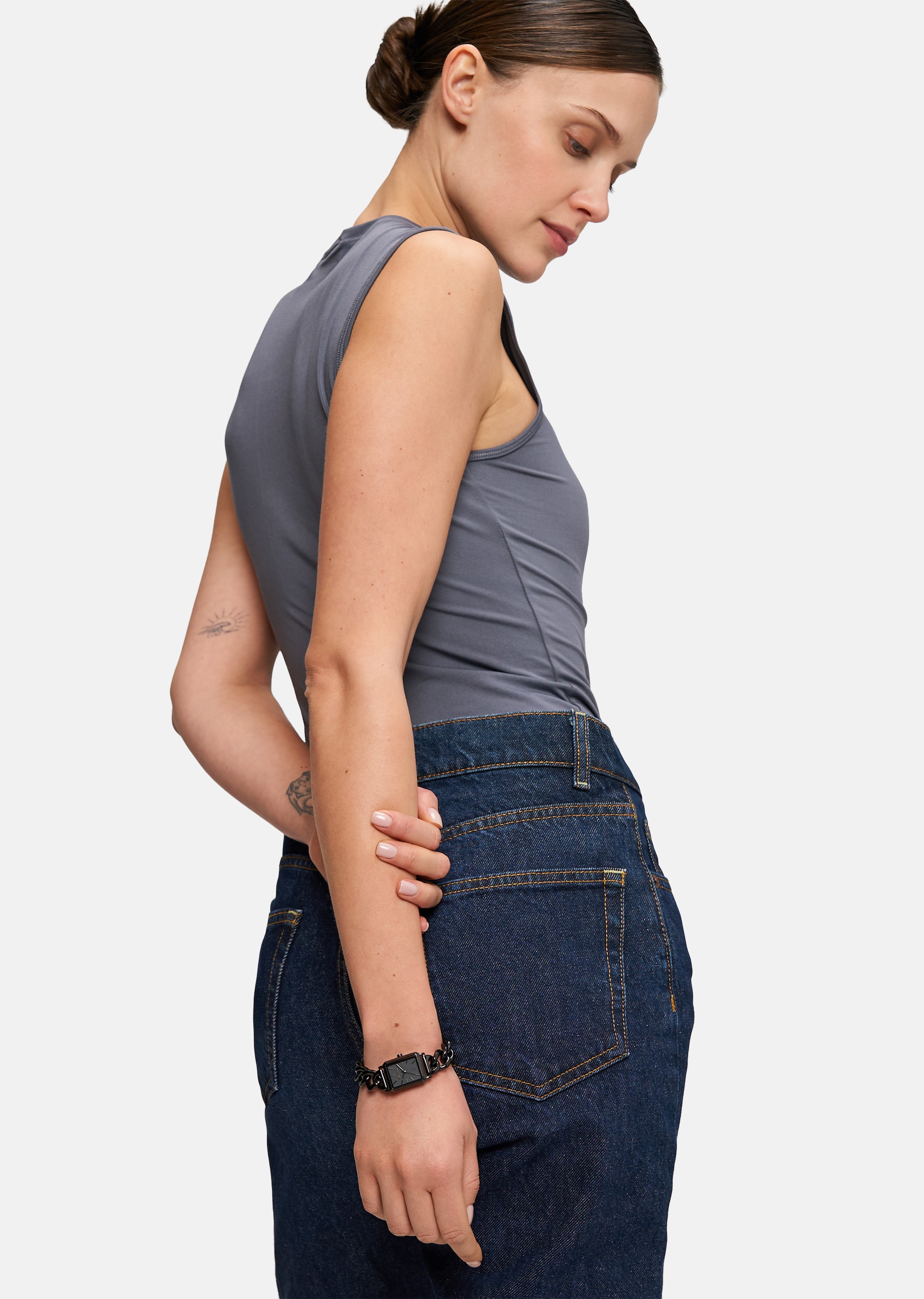 Tamaris Quarzuhr »Chain Watch« Armbanduhr, Damenuhr, Edelstahlarmband, analog