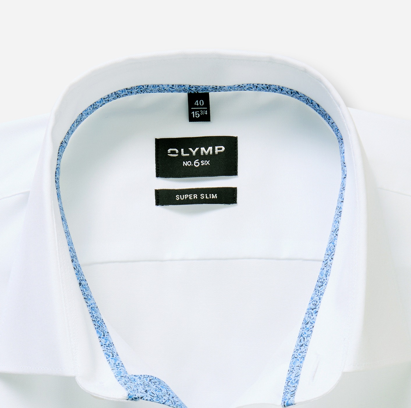 OLYMP Langarmhemd »No 6 six« super slim, Kentkragen, Businesshemd