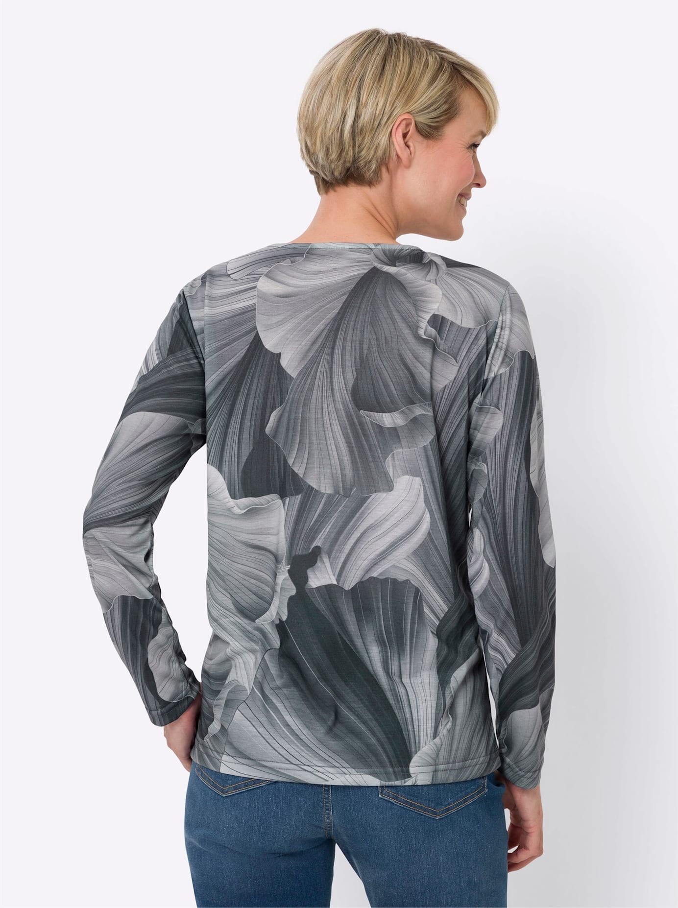 Classic Basics Langarmshirt »Druck-Shirt«, (1 tlg.)