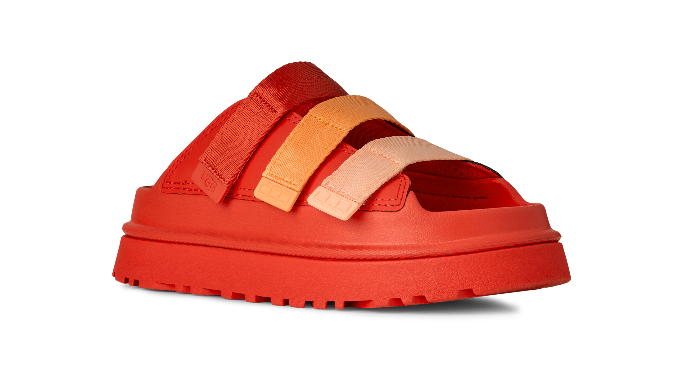 UGG Pantolette »GOLDENGLOW SLIDE«  , Plateauschuh, Sandale, Flats mit Fußbett