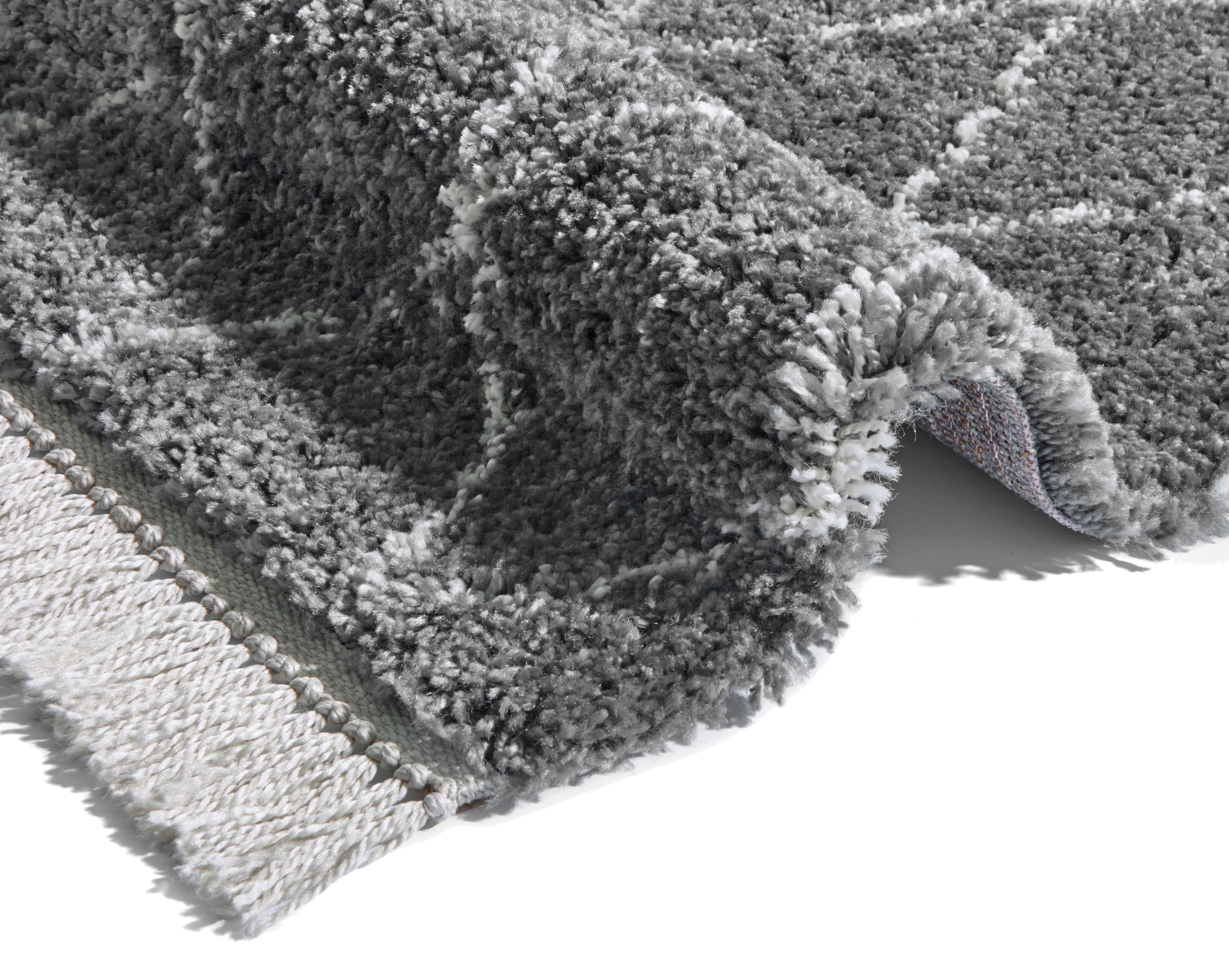 HANSE Home Hochflor-Teppich »Jade«, rechteckig, 35 mm Höhe, Shaggy, Fransen, Skandi, Weich, Modern, Wohnzimmer, Schlafzimmer, Flur