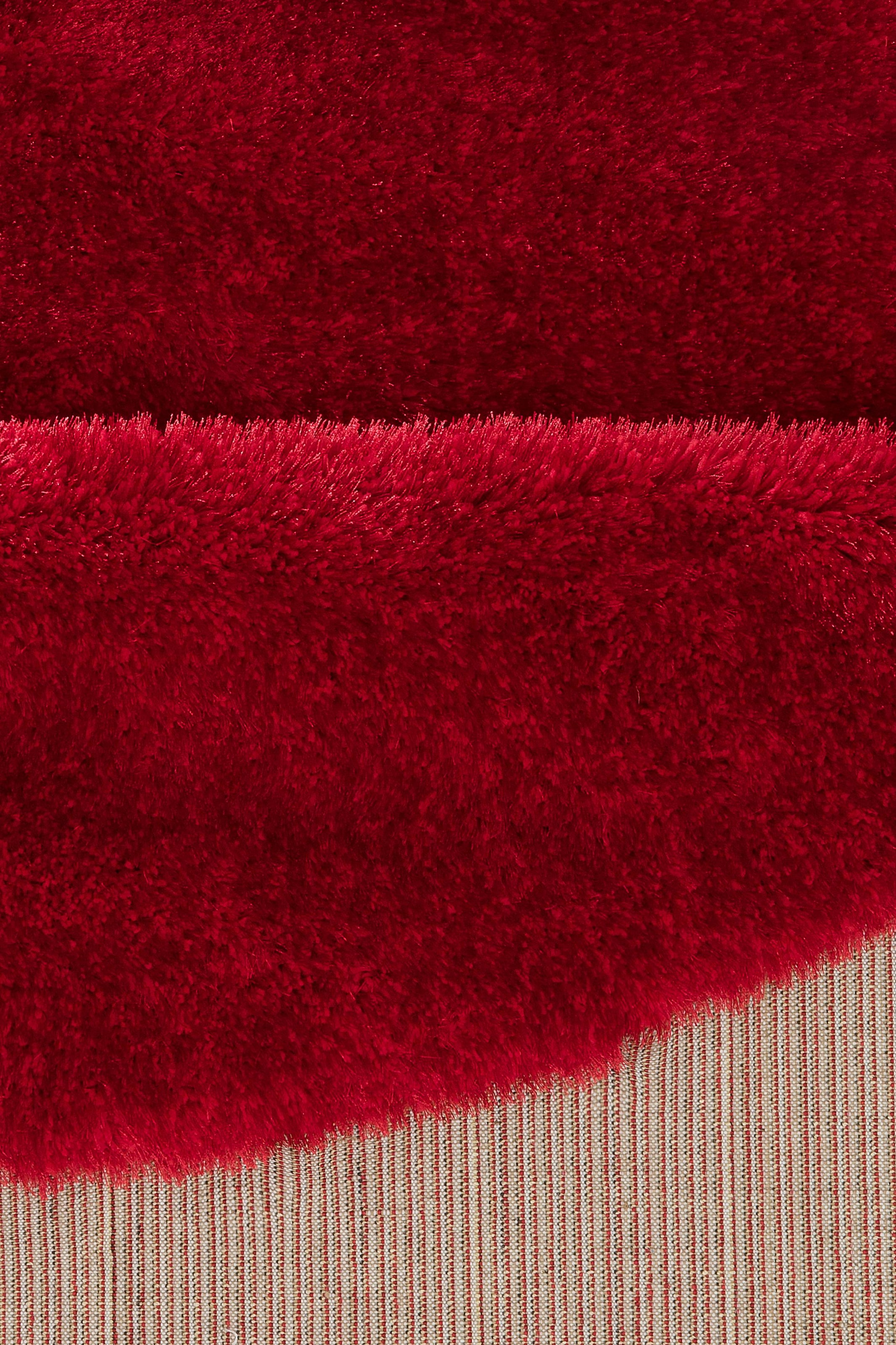my home Hochflor-Teppich »Mikro Soft Super«, rund, 50 mm Höhe, besonders weich durch Mikrofaser, extra flauschig, einfarbig, weich