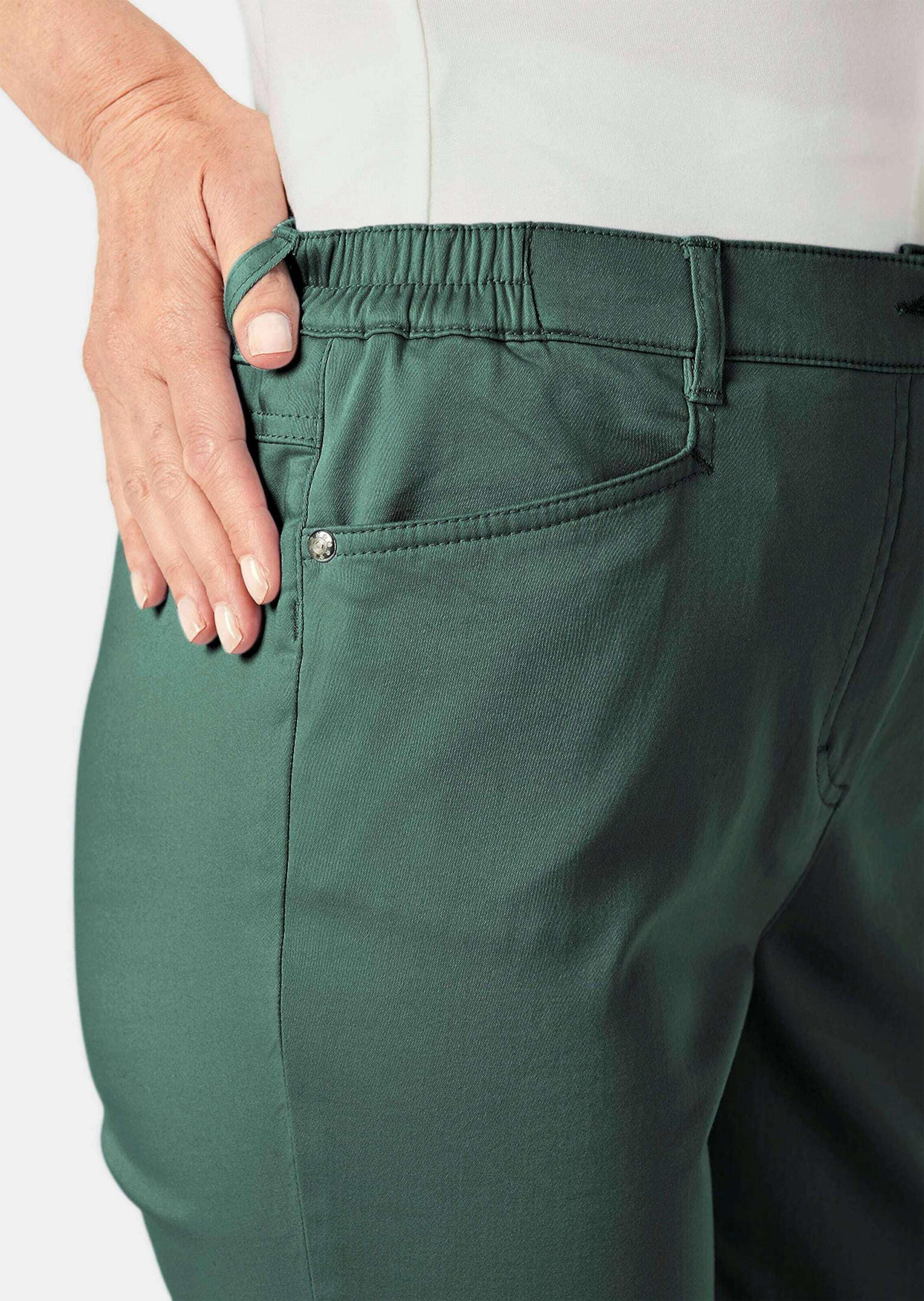 GOLDNER Stoffhose »Kurzgröße Leichte Baumwoll-Hose CARLA«