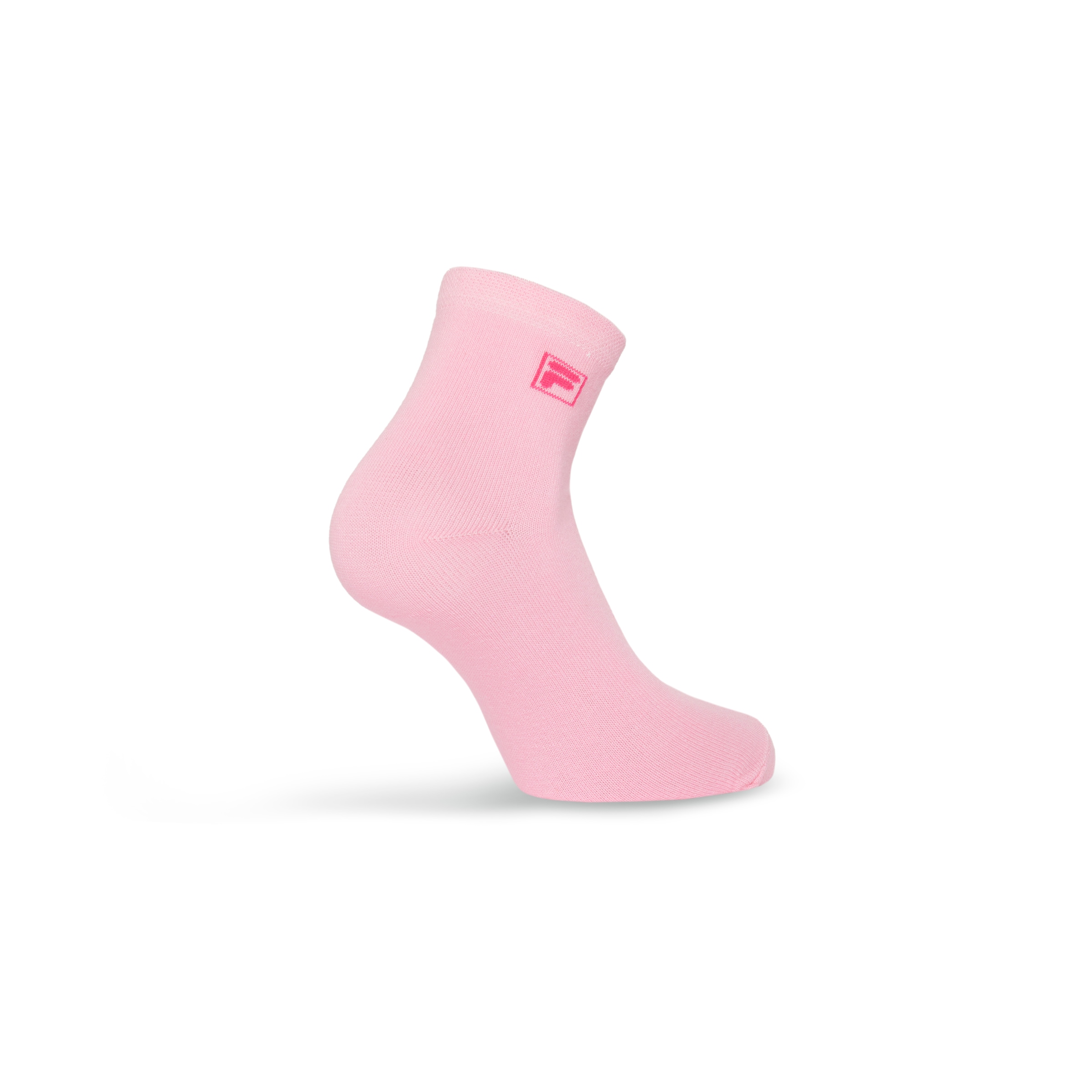 Fila Kurzsocken »UNISEX QUARTER PLAIN SOCKS«, (3 Paar), mit eingestrickem Logo