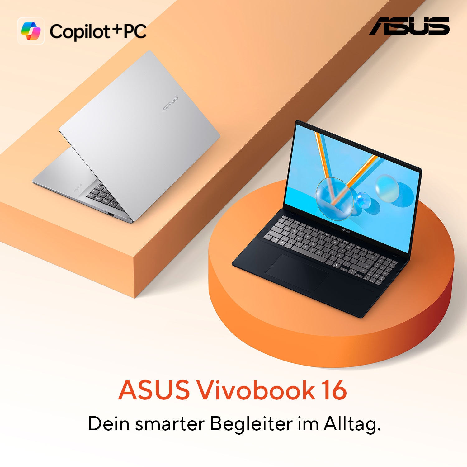 Asus Notebook »Vivobook 16 R7-350 16 1TB M1607KA-MB187W« 40,6 cm / 16 ″ AMD Ryzen 7 1.000 GB SSD