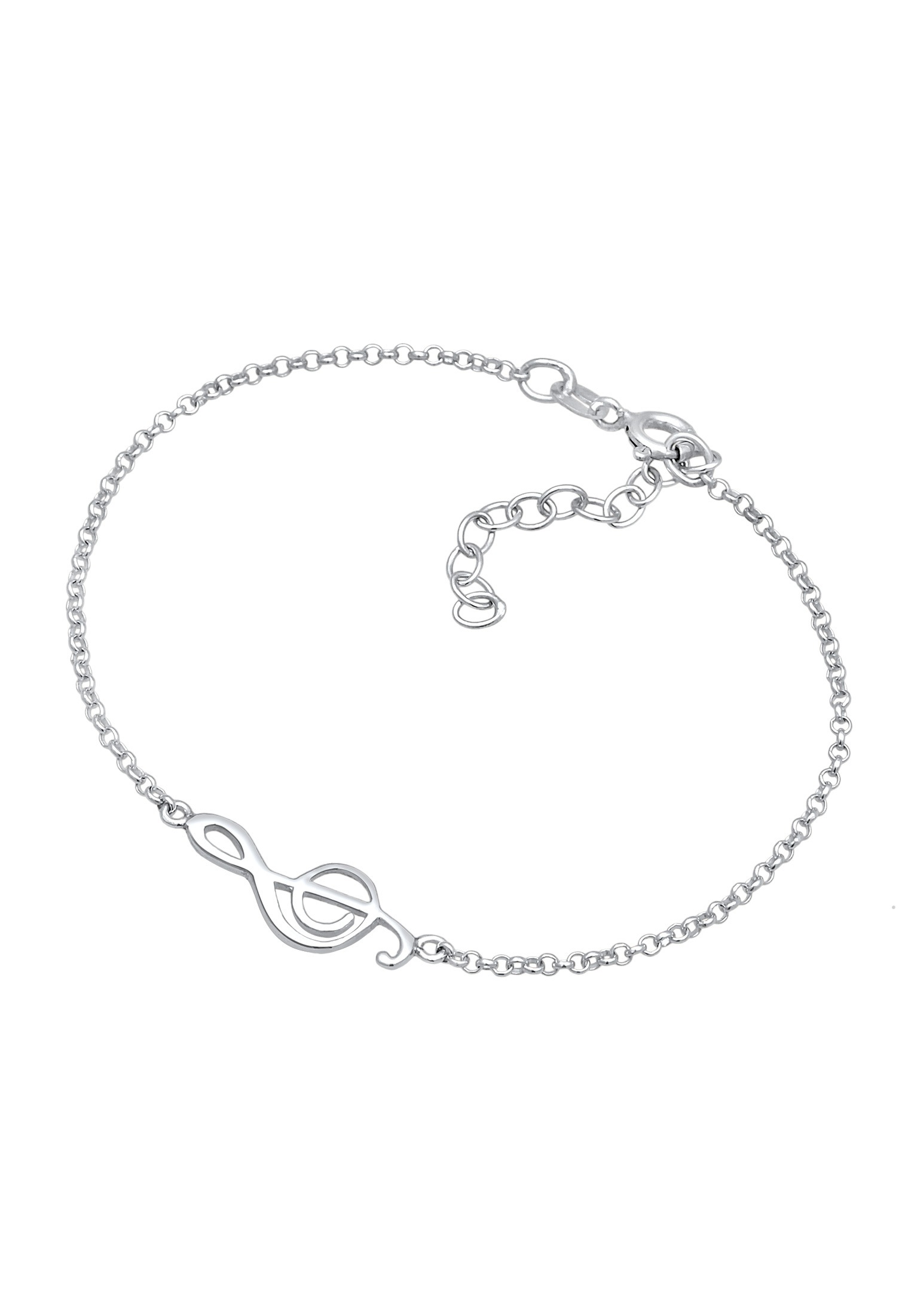 Elli Armkette »Armband Armkettchen Notenschlüssel Musik Note 925 Silber«