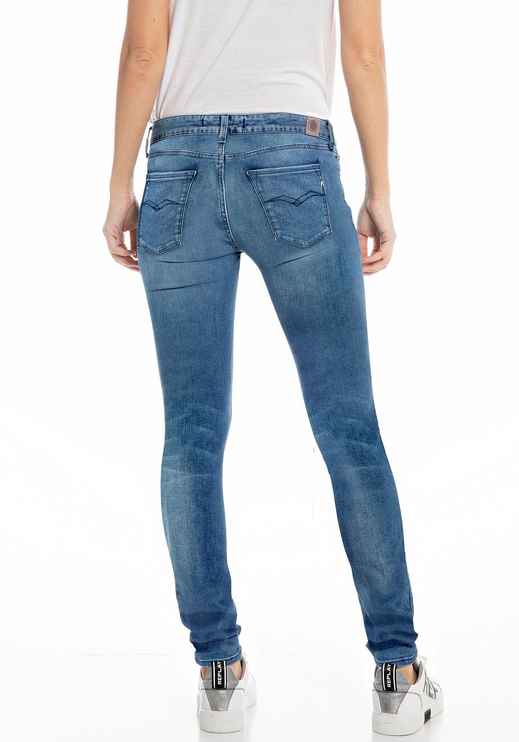 Replay 5-Pocket-Jeans »NEW LUZ Skinny Fit«, in Ankle-Länge