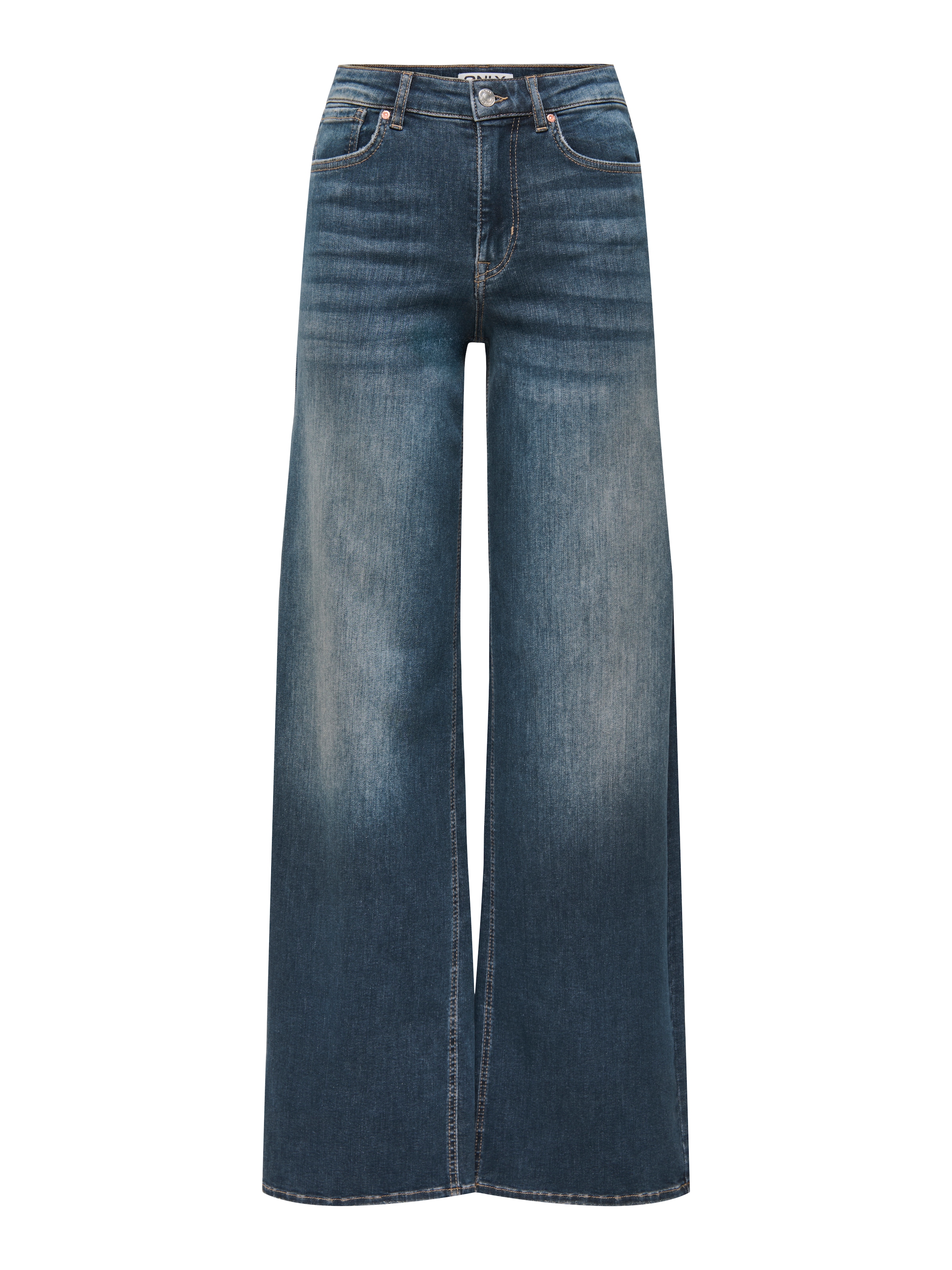 ONLY High-waist-Jeans »ONLMADISON BLUSH HW WIDE DNM DOT529 NOOS« Baumwollmischung, wide fit
