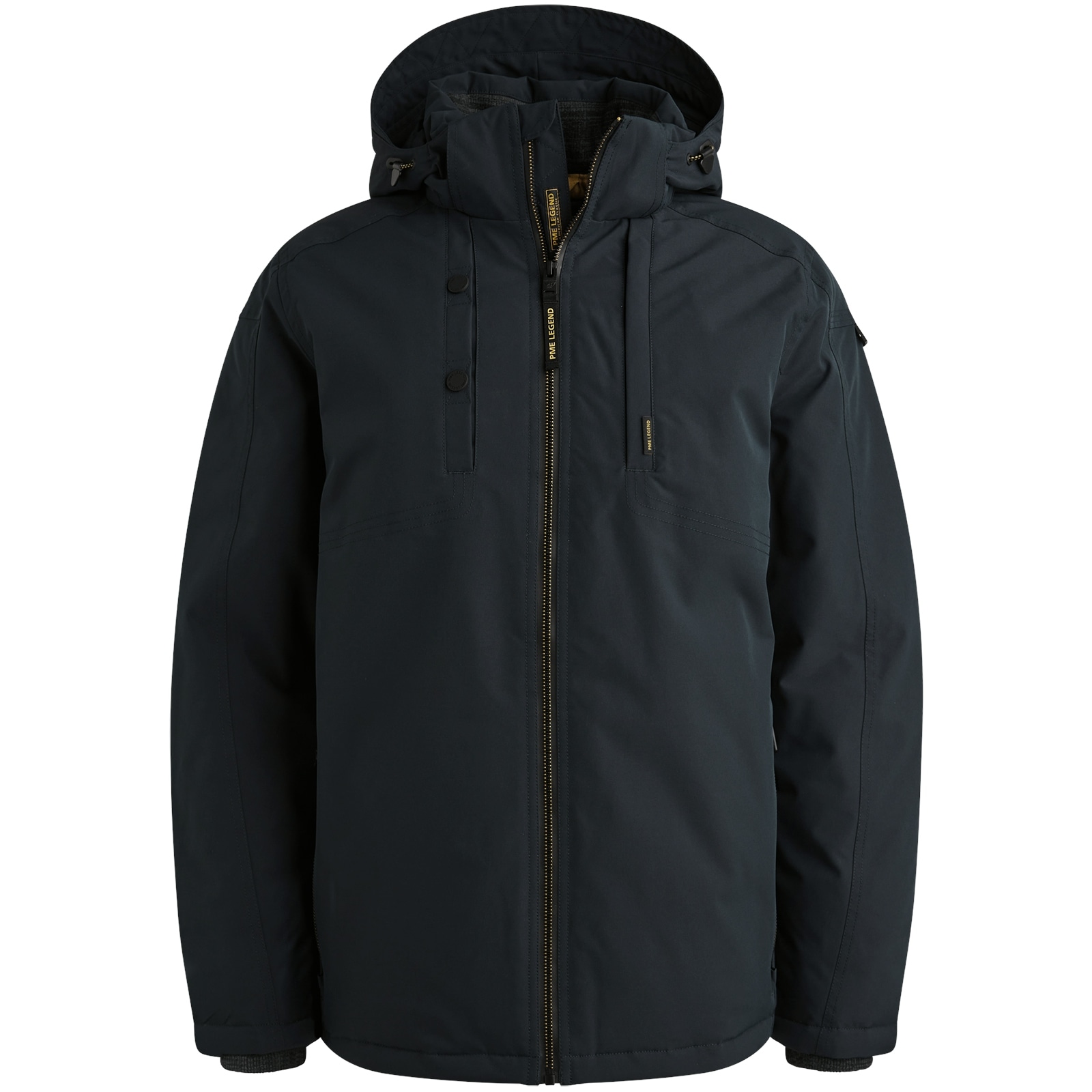 PME LEGEND Winterjacke mit Kapuze Taschen mit Reißverschluss