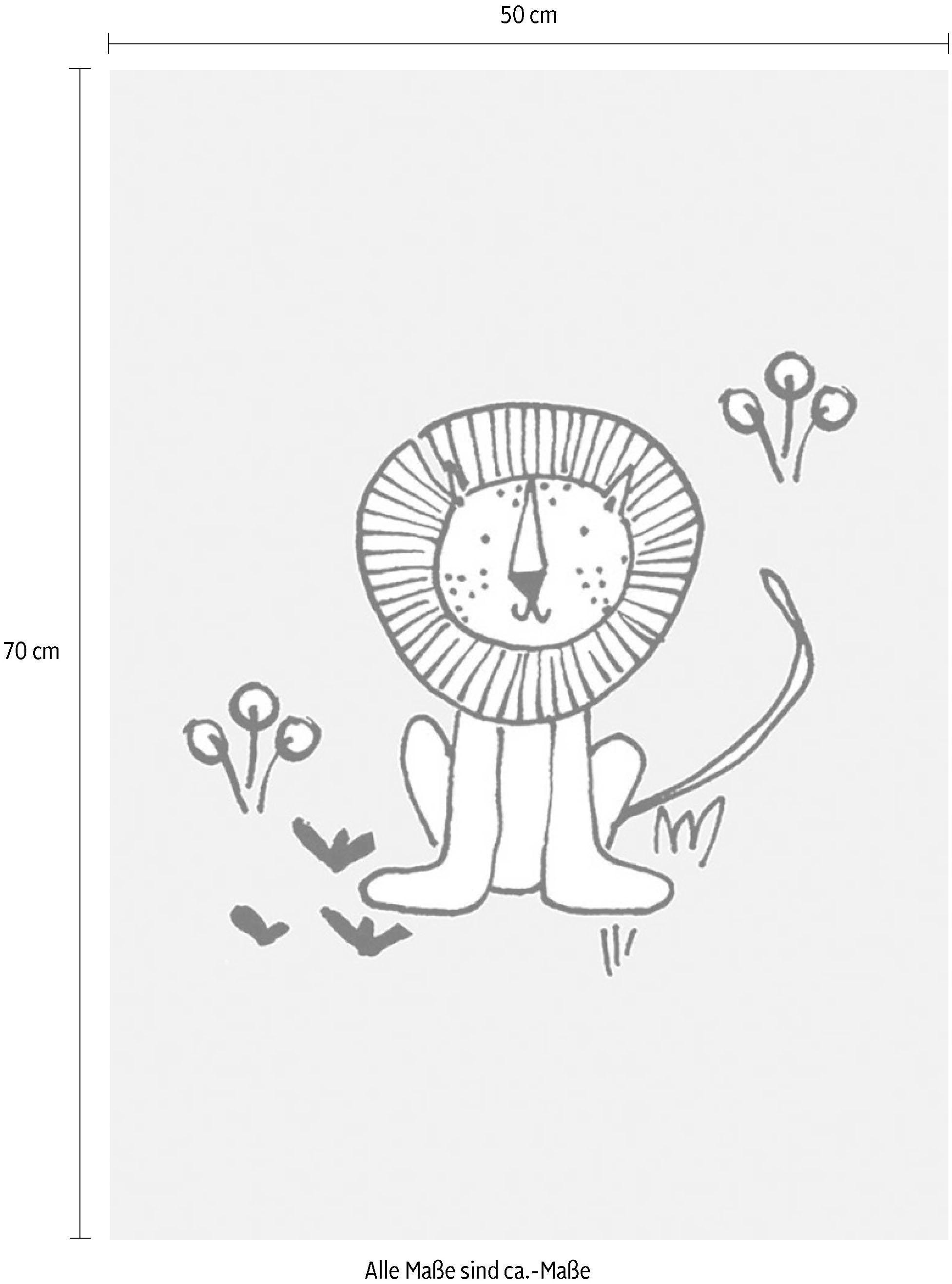 Komar Poster »Scribble Lion«, (1 online St.), bestellen Wohnzimmer Schlafzimmer, bei Tiere, Kinderzimmer, OTTO